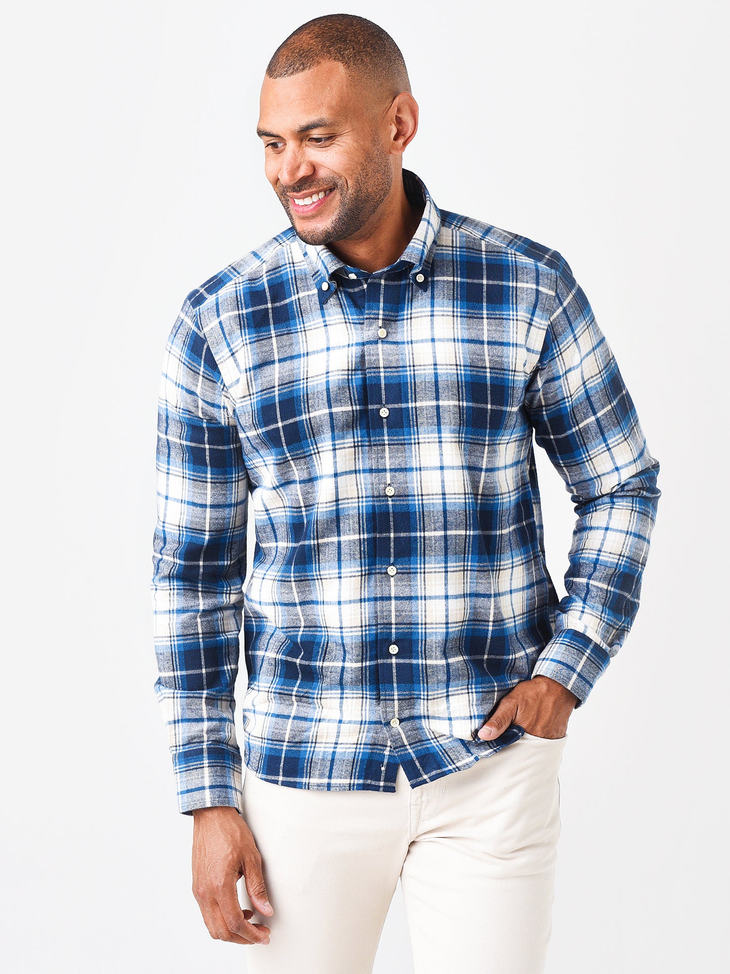 Peter Millar Men's Collection Alps Japanese Flannel Sport Shirt