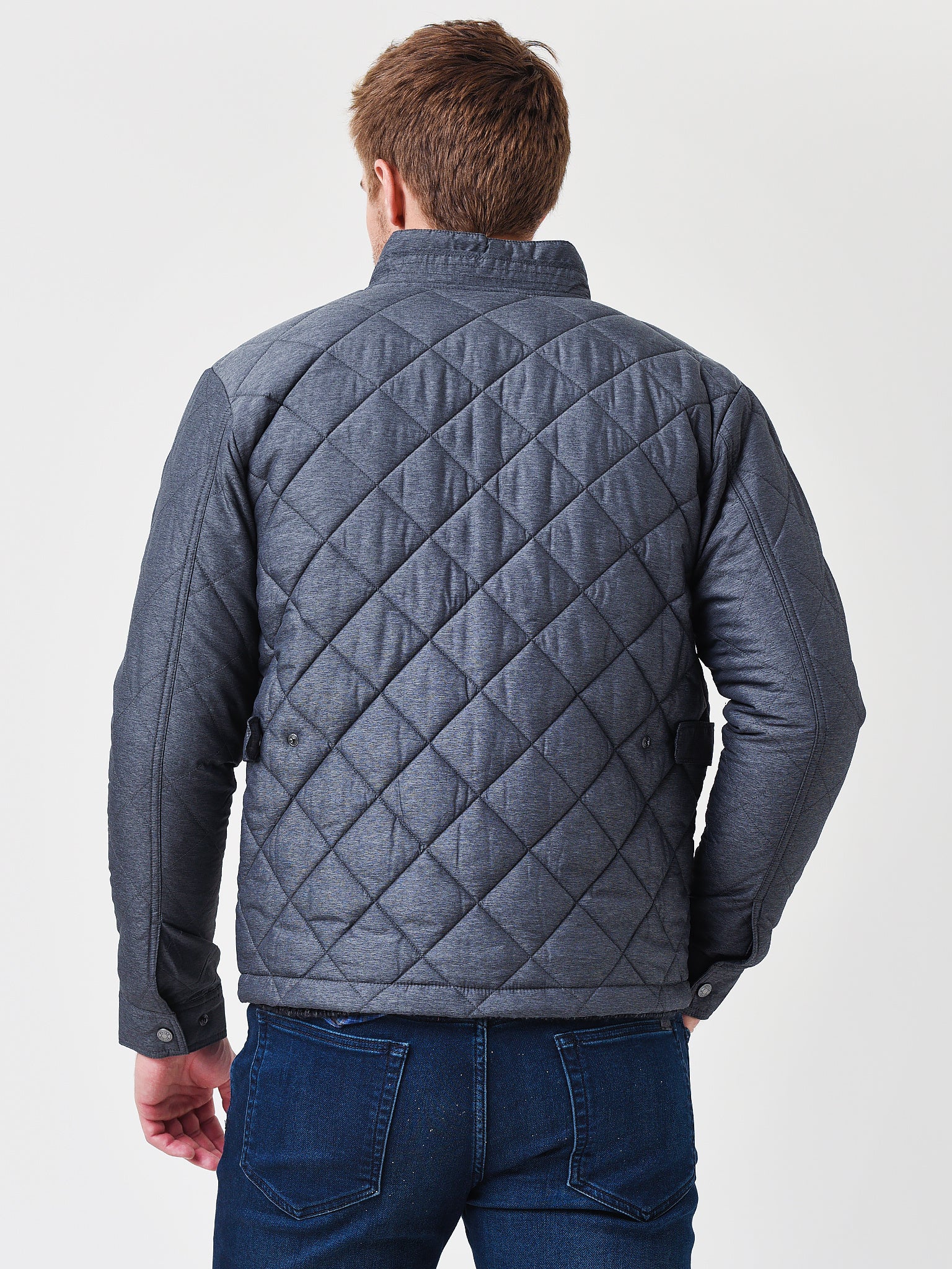 Peter Millar Crown Men's Norfolk Quilted Bomber Jacket