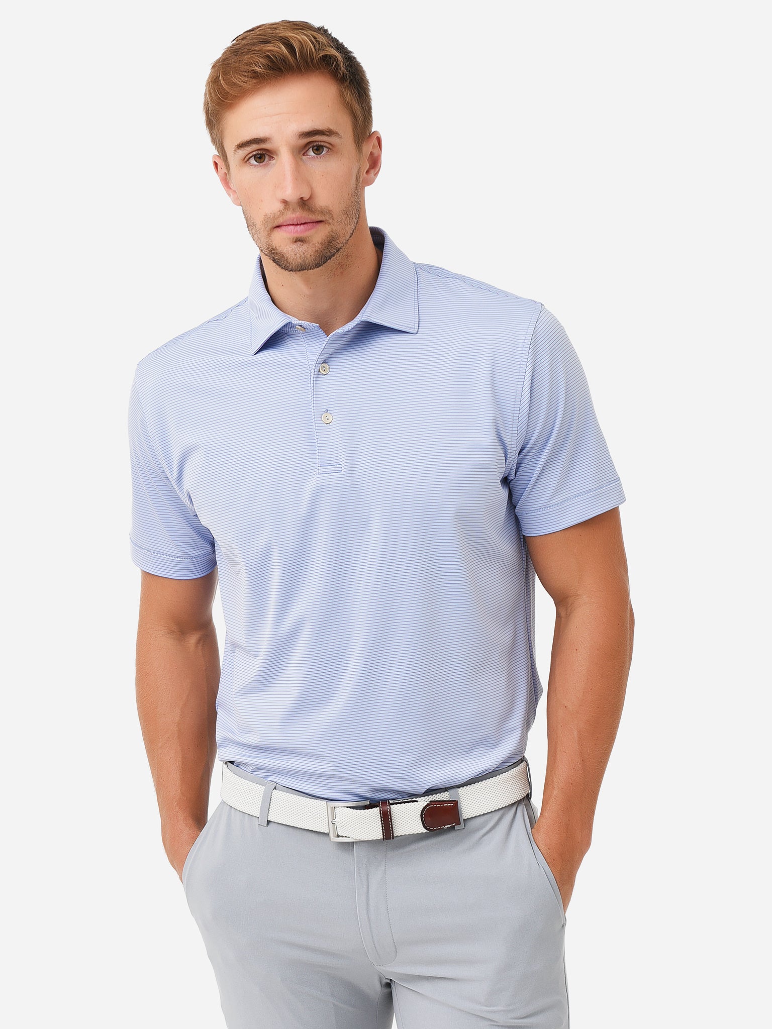 Peter Millar Crown Sport Men's Halford Performance Jersey Polo | $98.00 ...