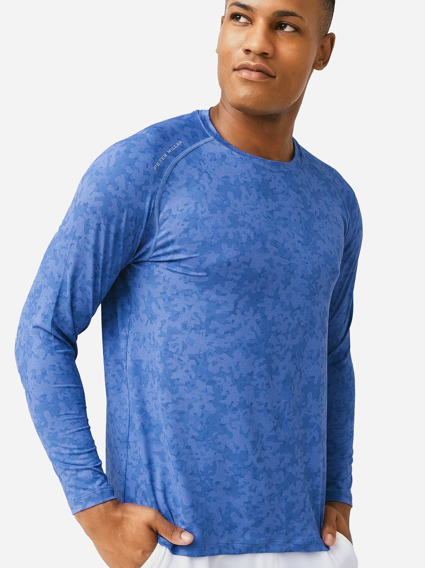 Peter Millar Active Men's Aurora Performance Long-Sleeve T-Shirt