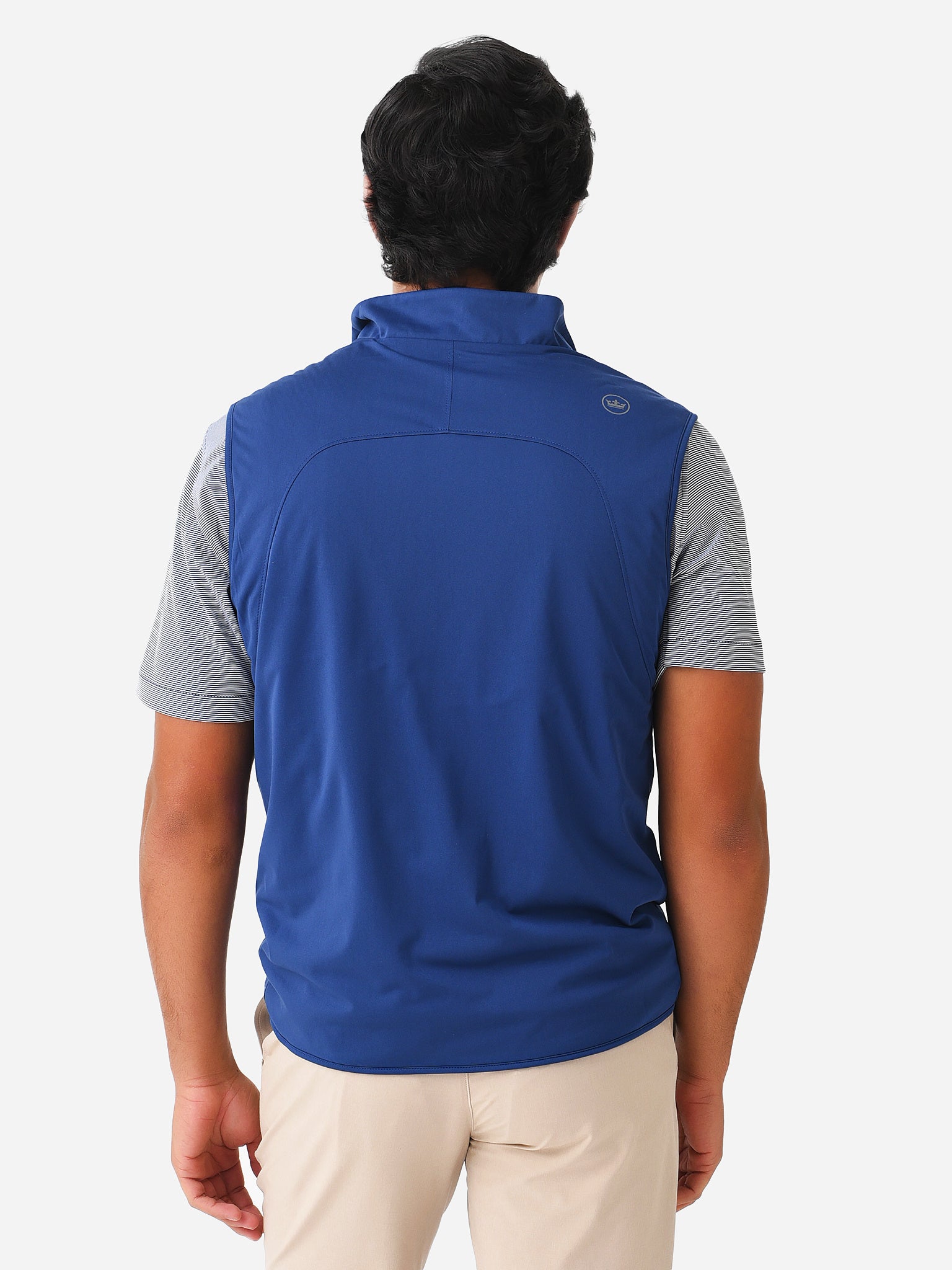 Peter Millar Crown Sport Men's Thermal Flow Insulated Half-Zip Vest