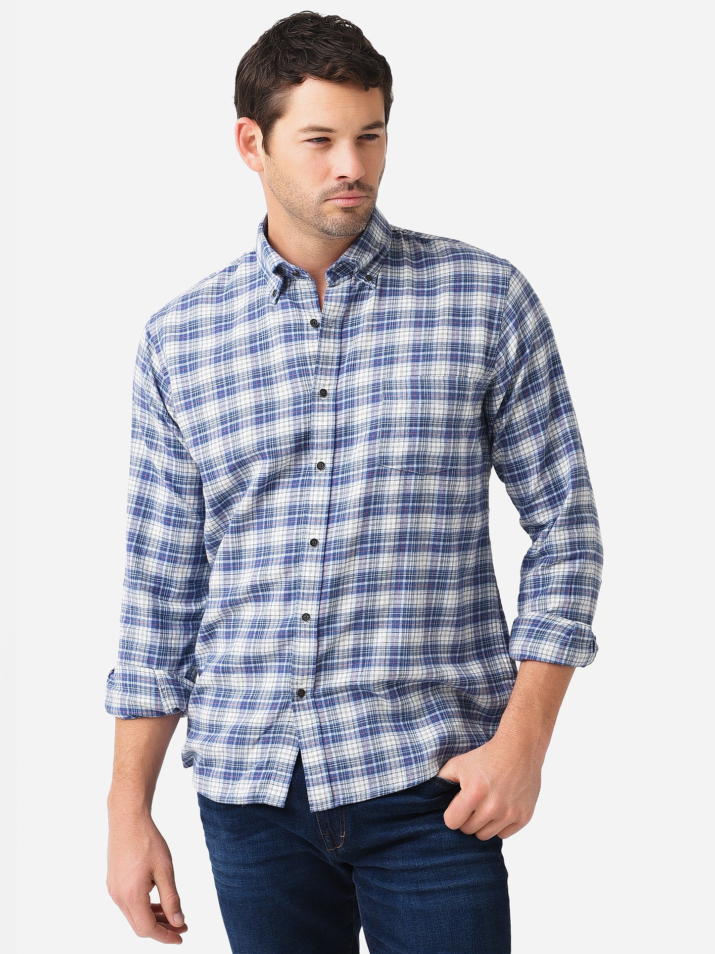 Peter Millar Crown Men's Roaring Rock Cotton Sport Shirt