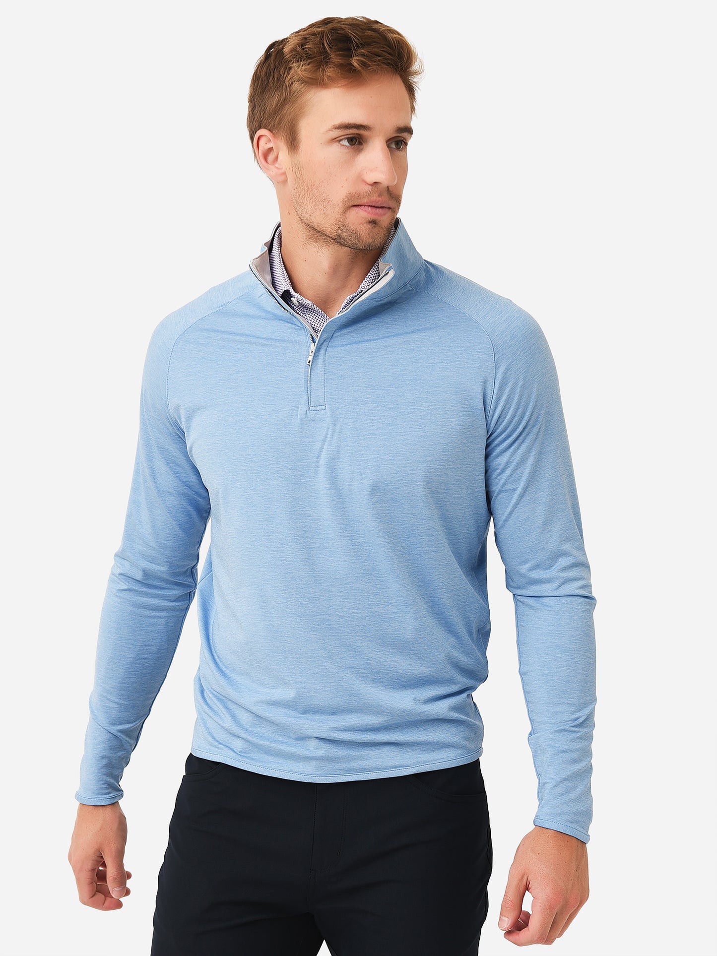 Peter Millar Crown Crafted Men's Stealth Performance Quarter-Zip