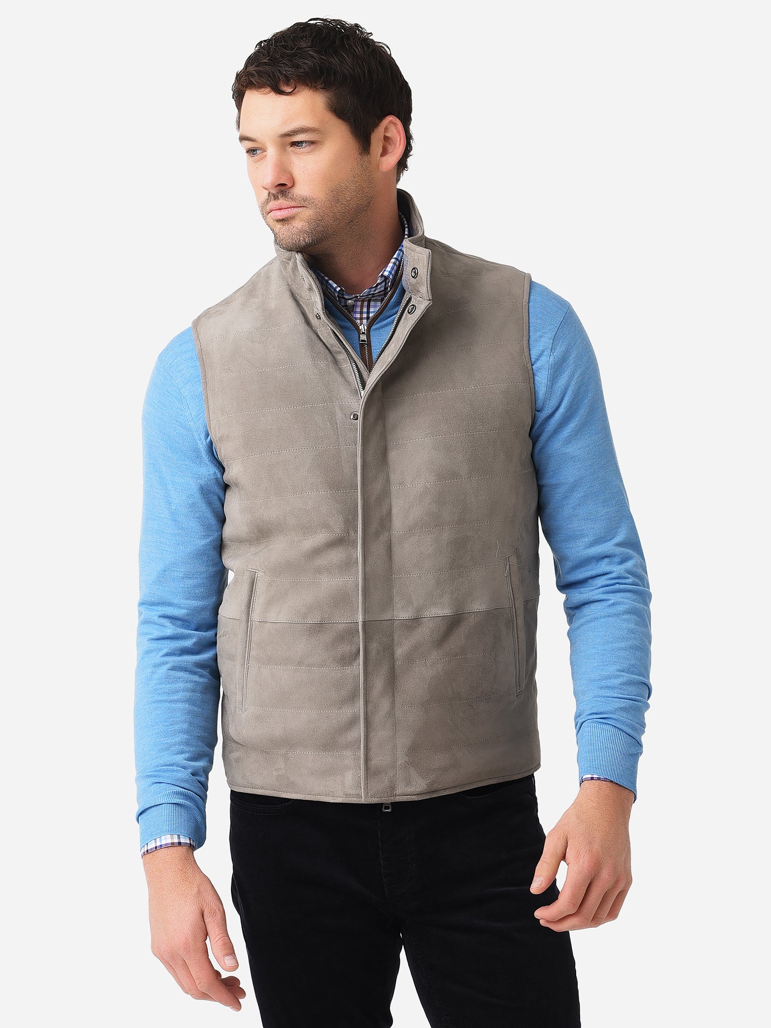 Peter Millar Crown Crafted Men's Vantage Suede Vest