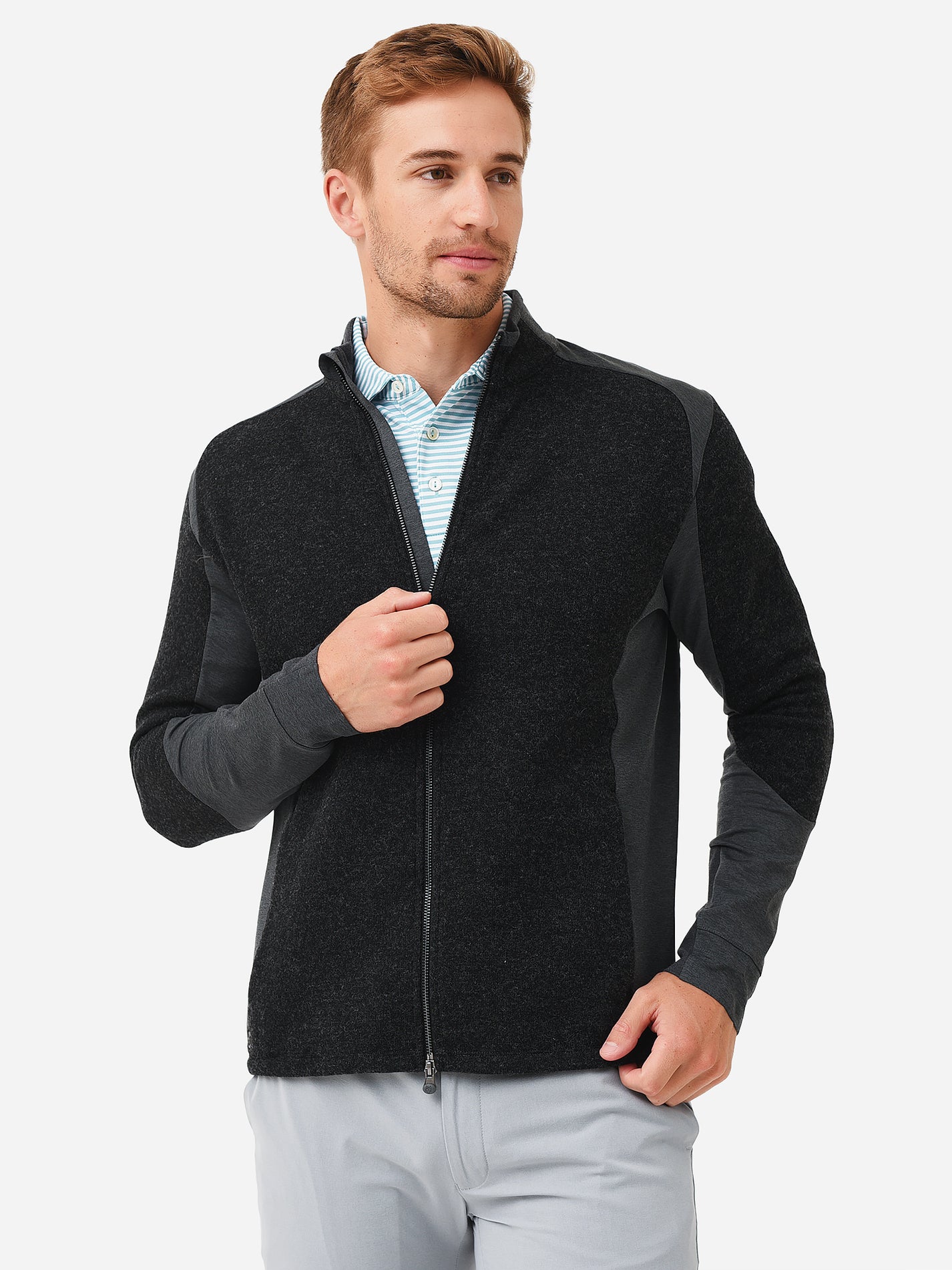 Greyson Men's Sequoia Luxe Hybrid Full-Zip Jacket – saintbernard.com