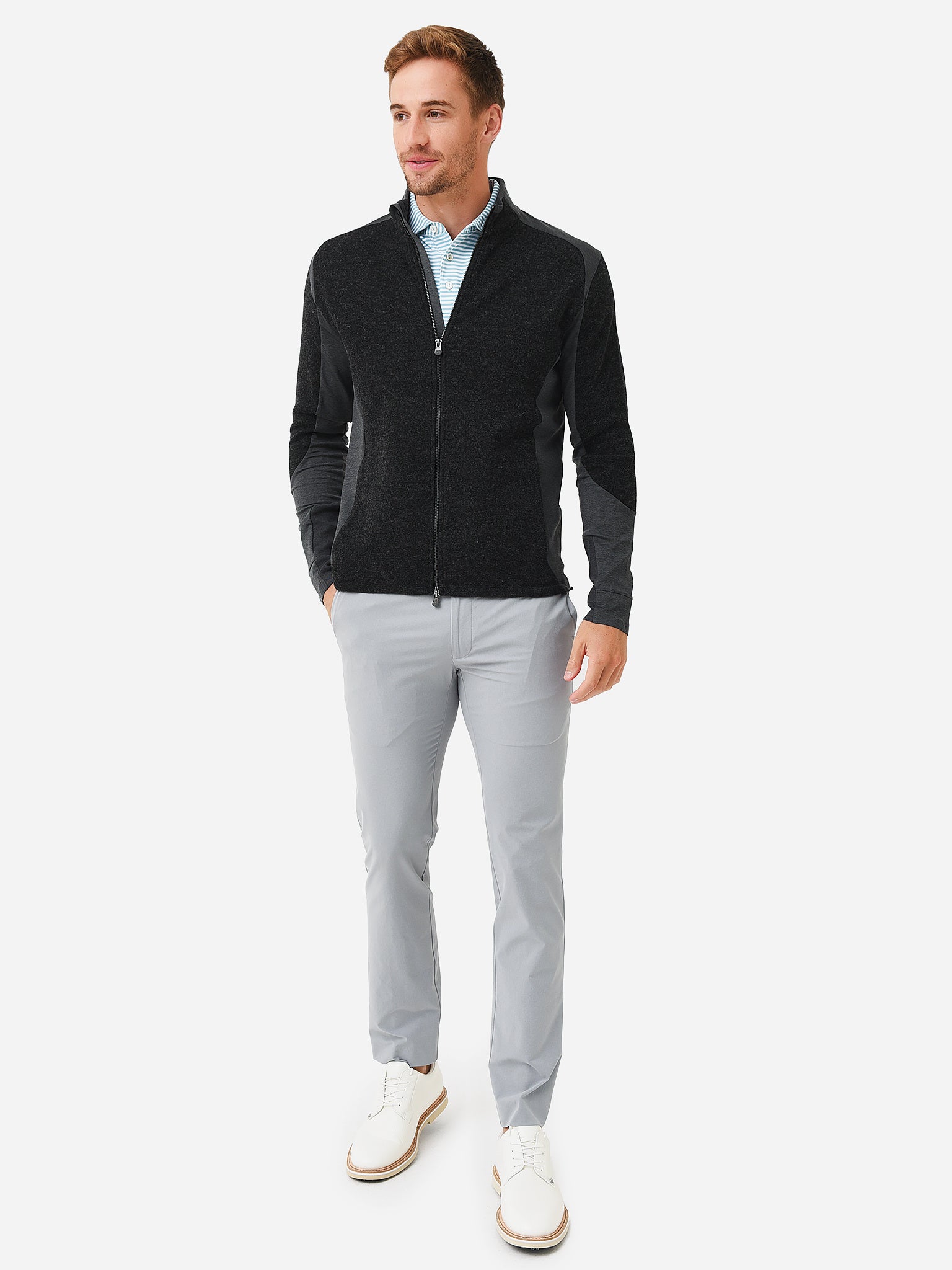 Greyson Men's Sequoia Luxe Hybrid Full-Zip Jacket