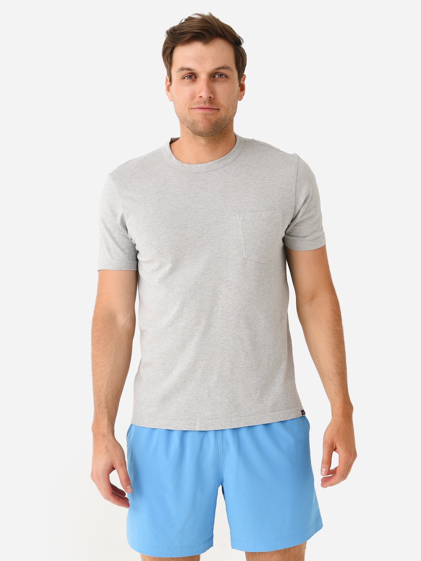 Faherty Brand Men's Sunwashed Pocket Tee