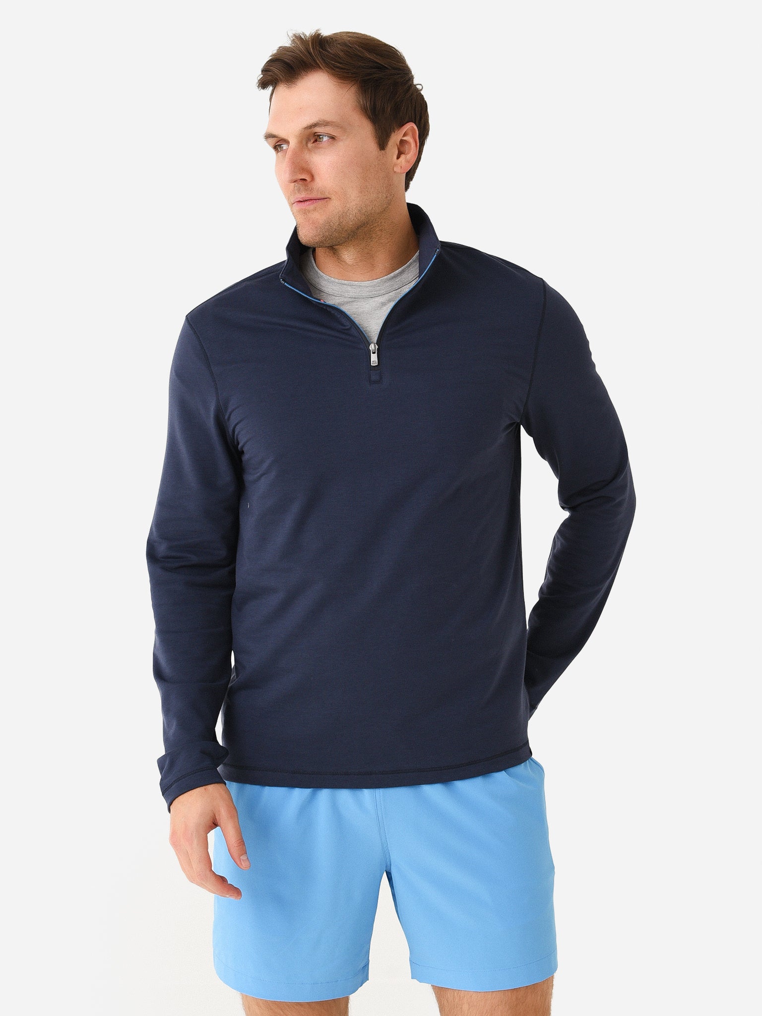 Faherty Brand Men's Movement Quarter-Zip – saintbernard.com