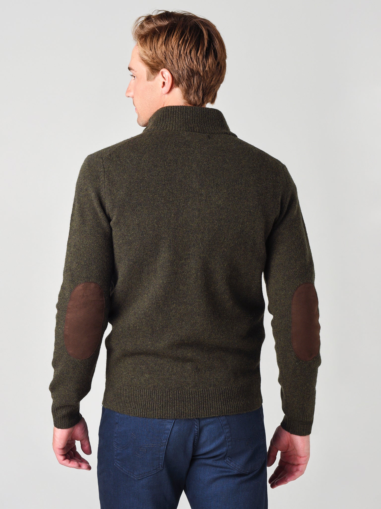 Barbour Men's Patch Half-Zip Pullover Sweater