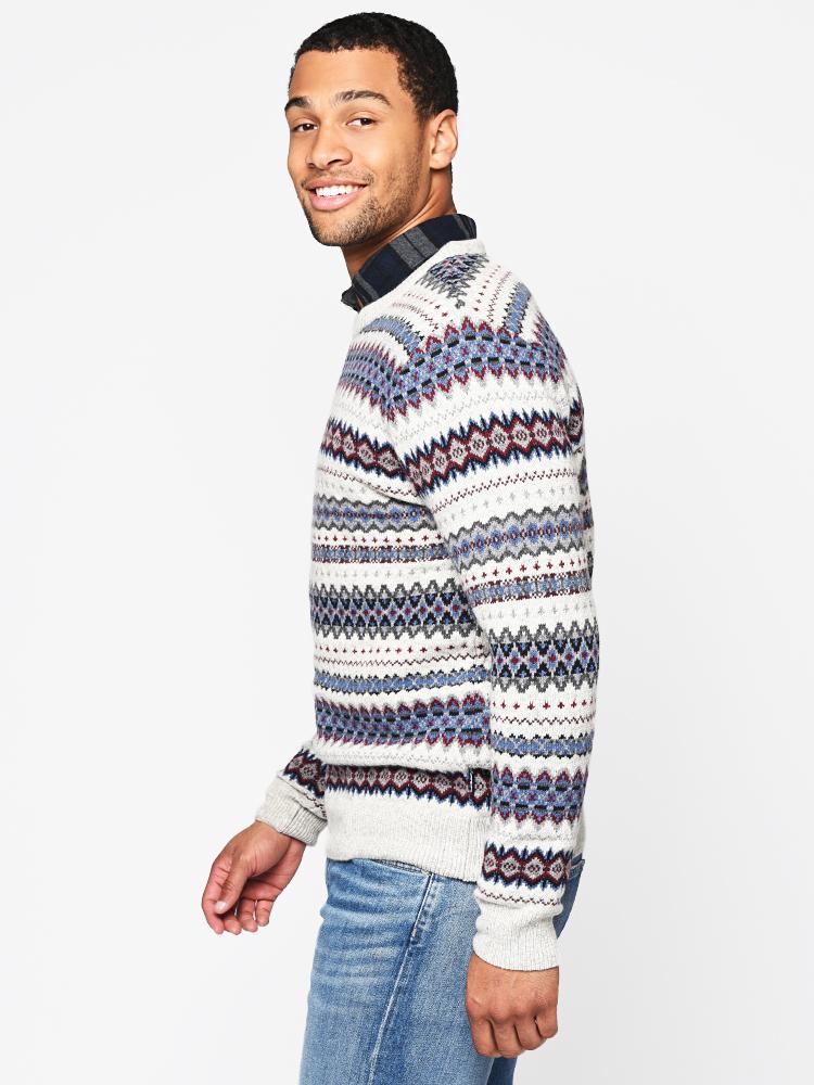 Barbour Men's Case Fairisle Crew Sweater – saintbernard.com