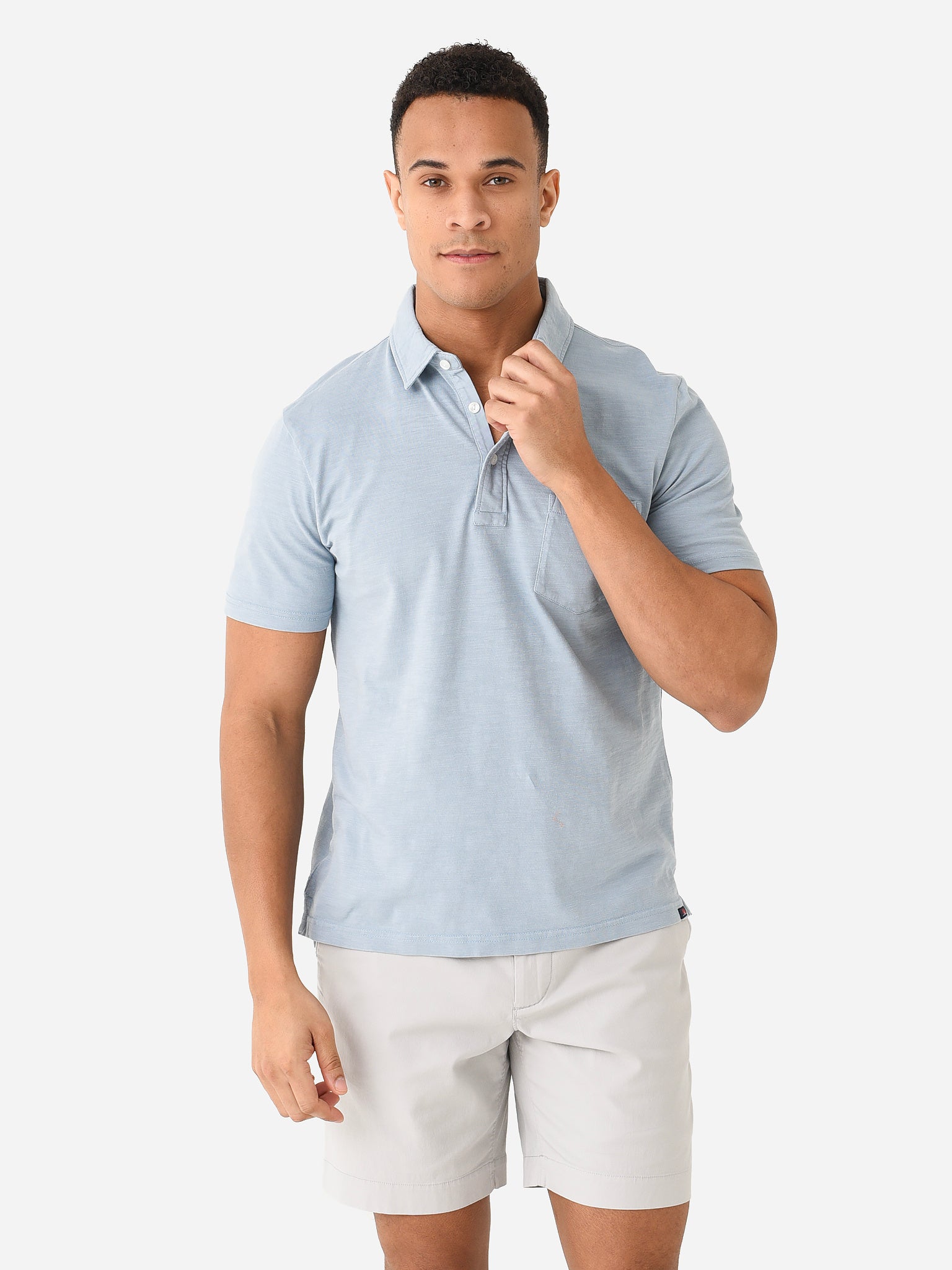 Faherty Brand Men's Sunwashed Polo – saintbernard.com