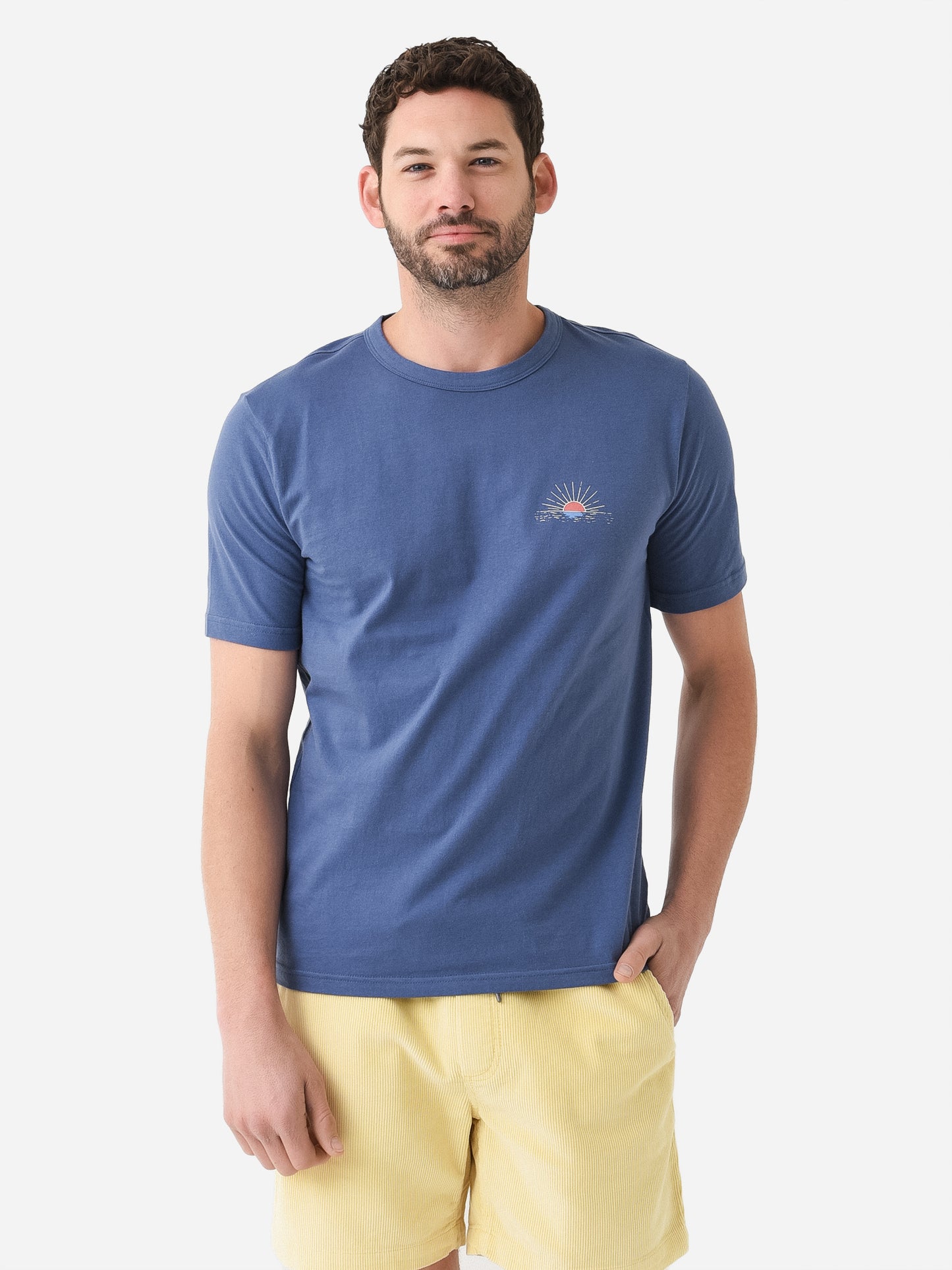 Faherty Brand Men's Graphic Dry Goods Tee