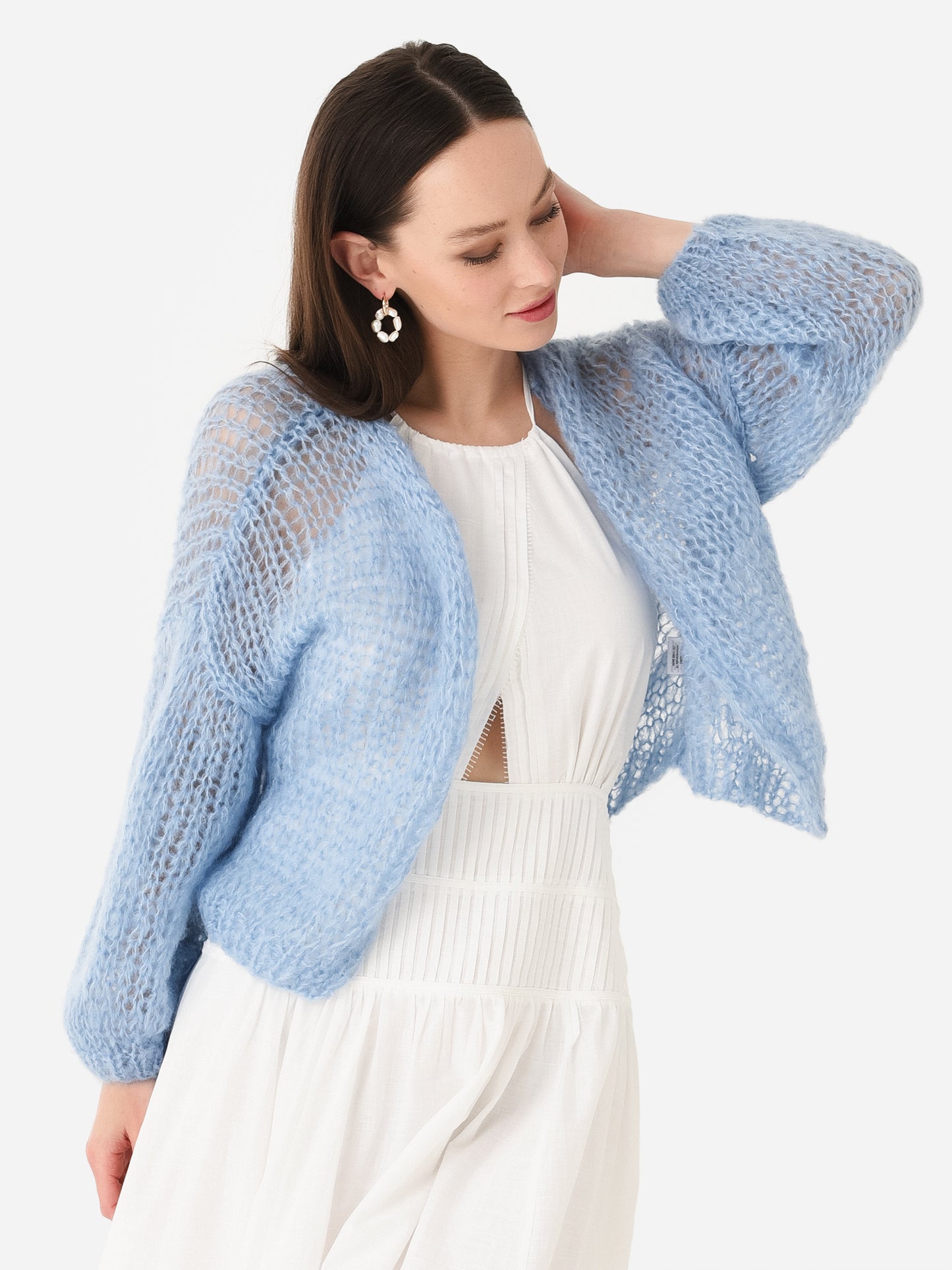 Maiami Women's Mohair Bomber Light Cardigan