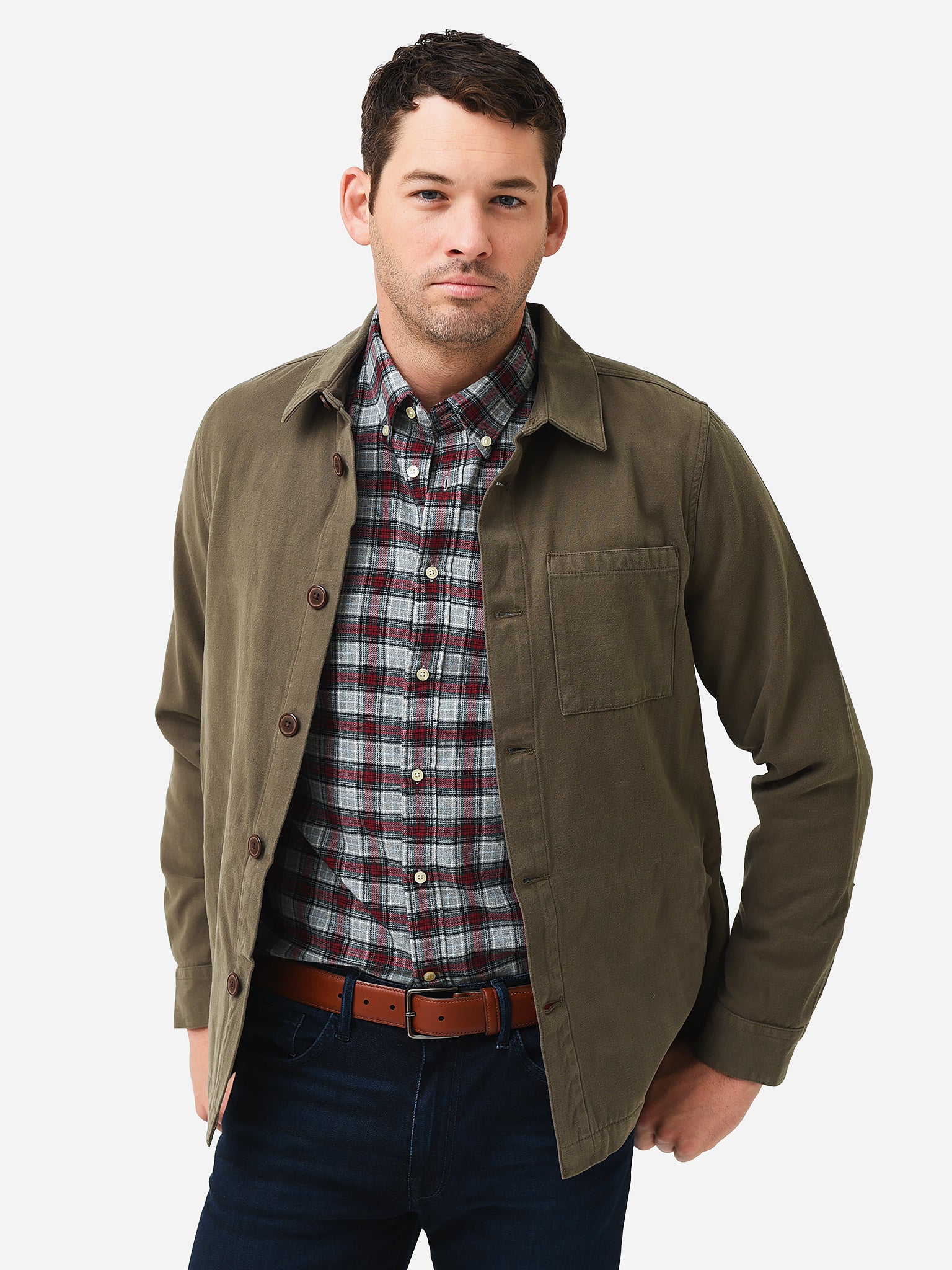 Barbour shop moleskin shirt