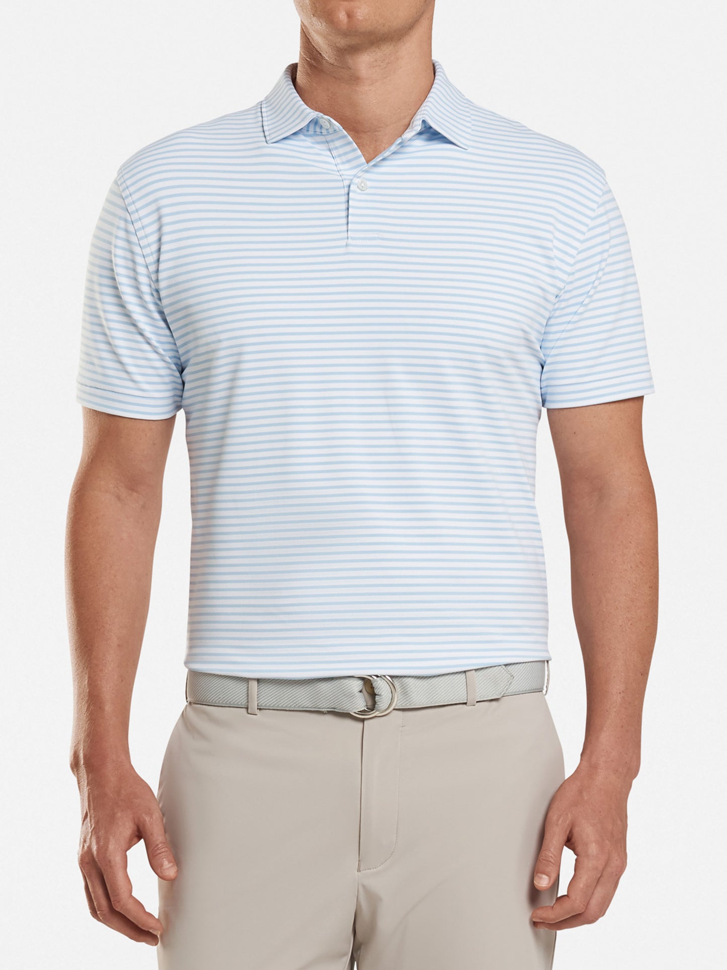 Peter Millar Men's Crown Crafted Miles Stripe Stretch Jersey Polo