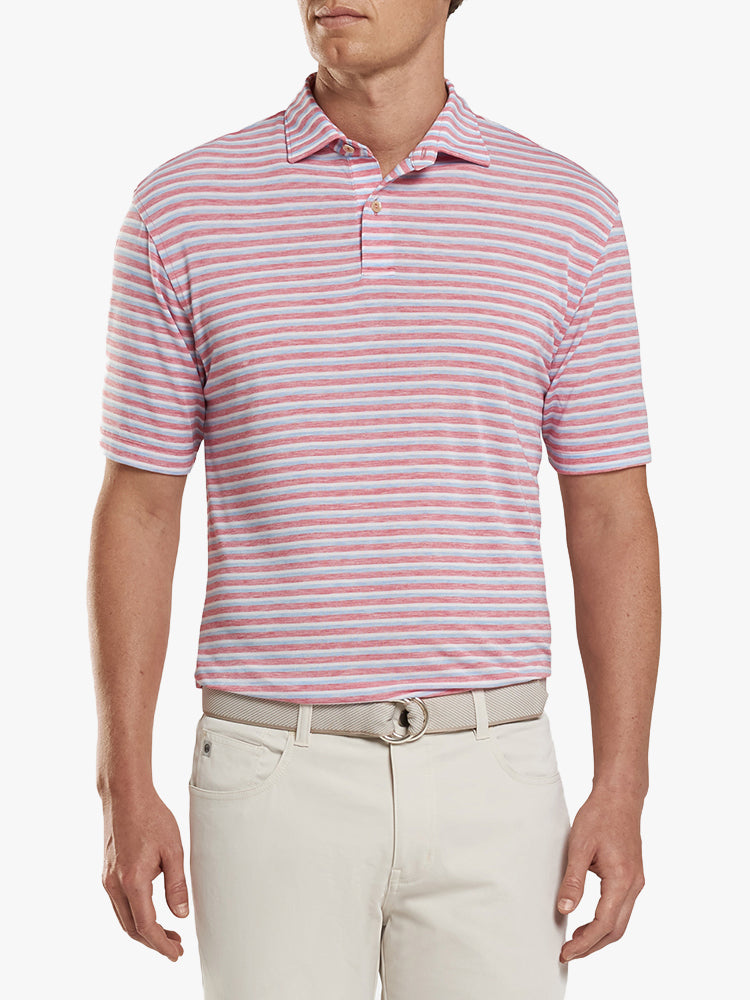 Peter Millar Crown Sport Men's Natural Touch Polo