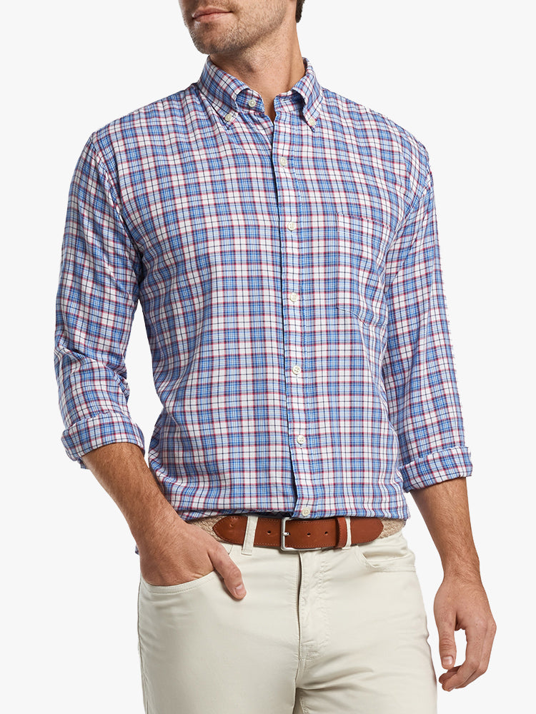 Peter Millar Seaside Men's Tamarama Cotton Sport Shirt – saintbernard.com