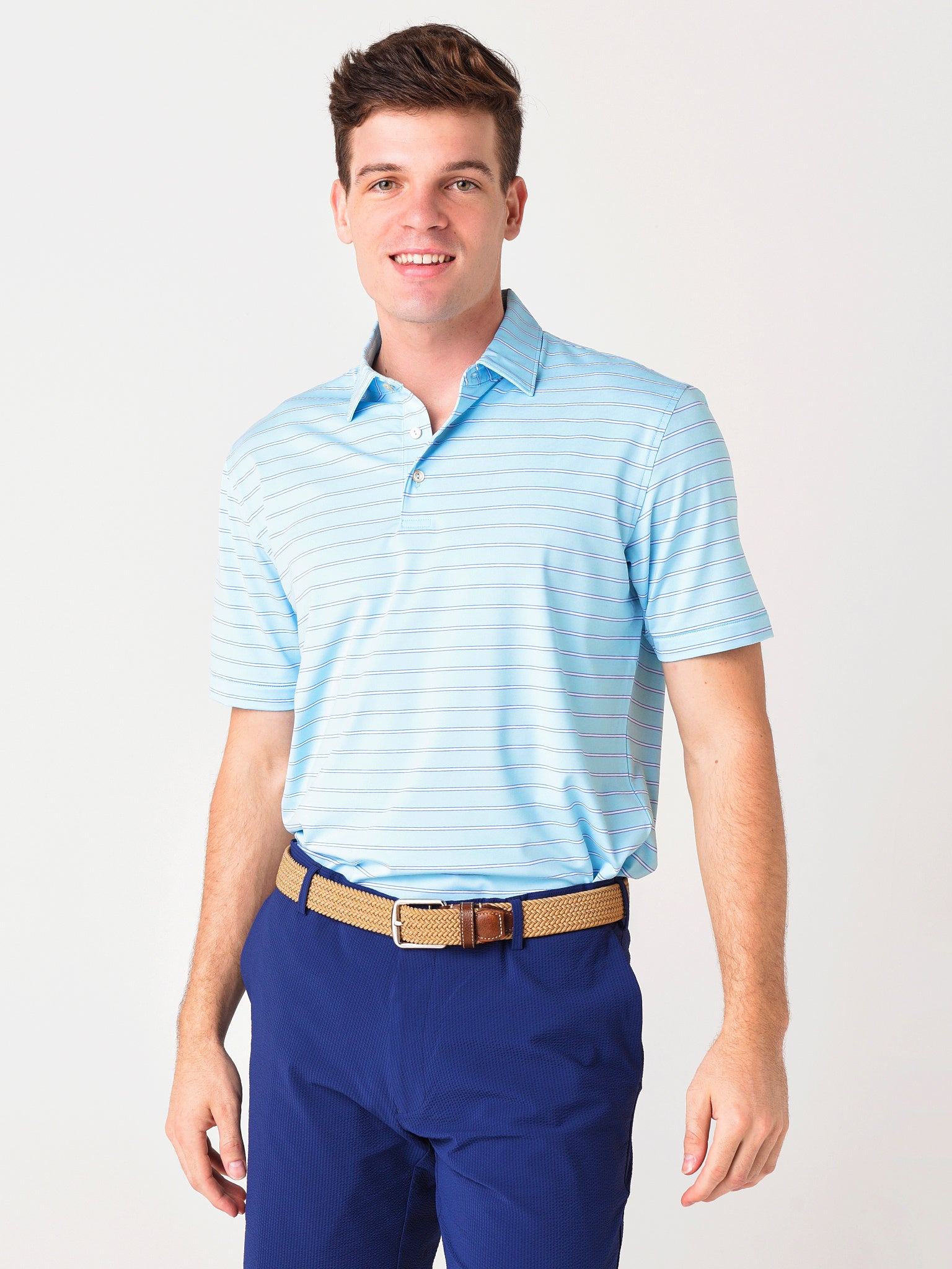 Peter Millar Crown Sport Men's Tritt Performance Jersey Polo | $94.00 ...