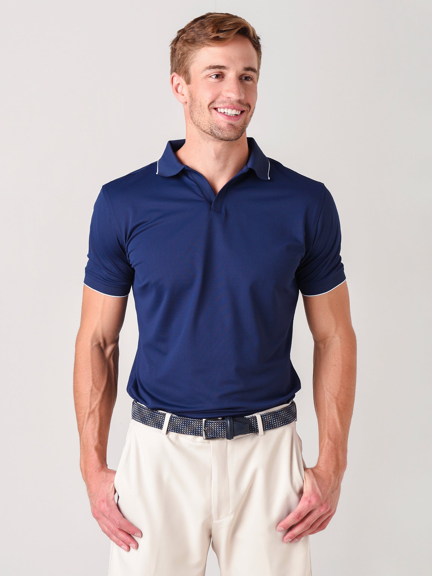 Peter Millar Crown Crafted Men's Summertime Performance Mesh Polo