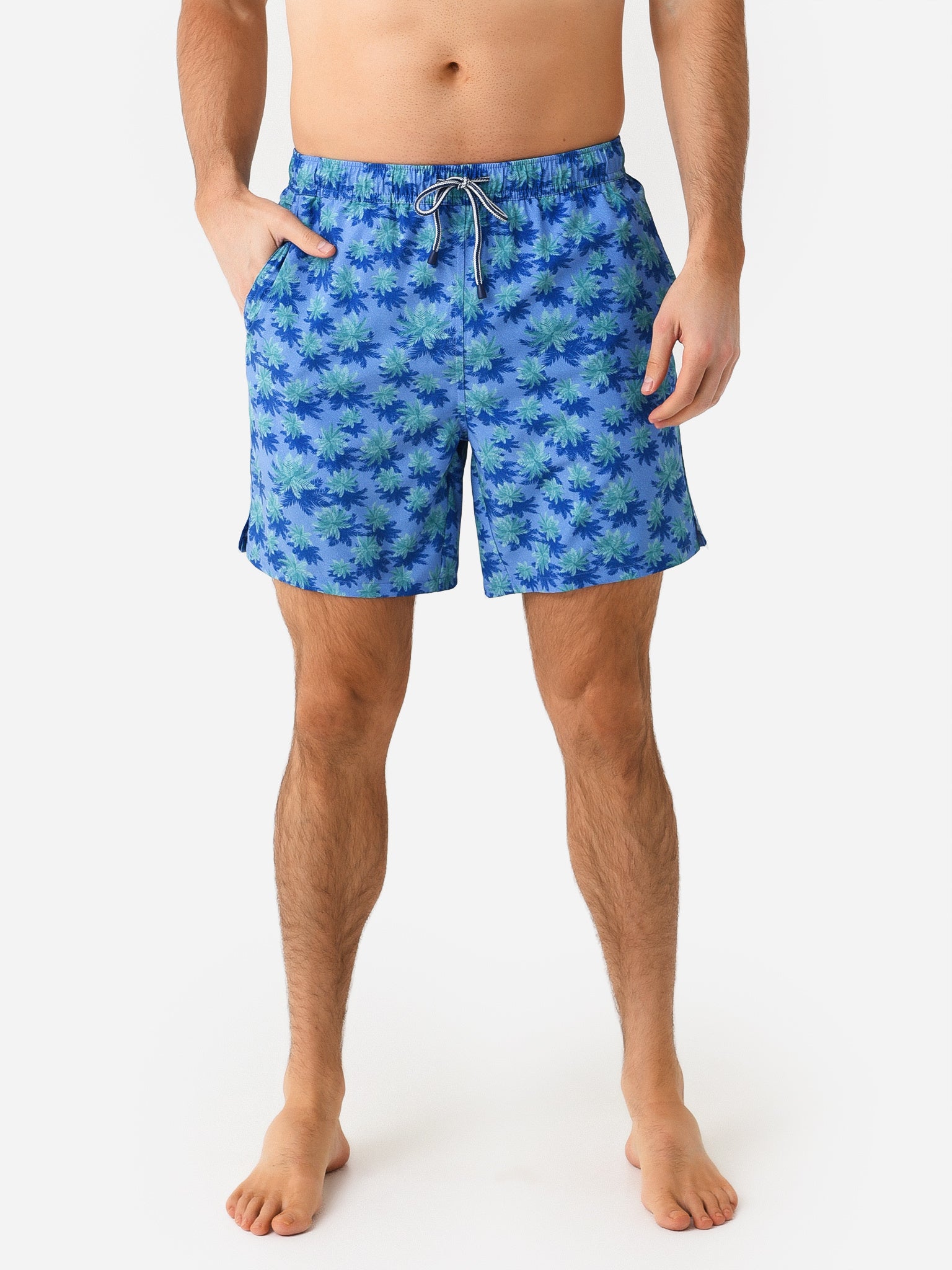 Peter Millar Crown Men's Aerial Palms Swim Trunk – saintbernard.com