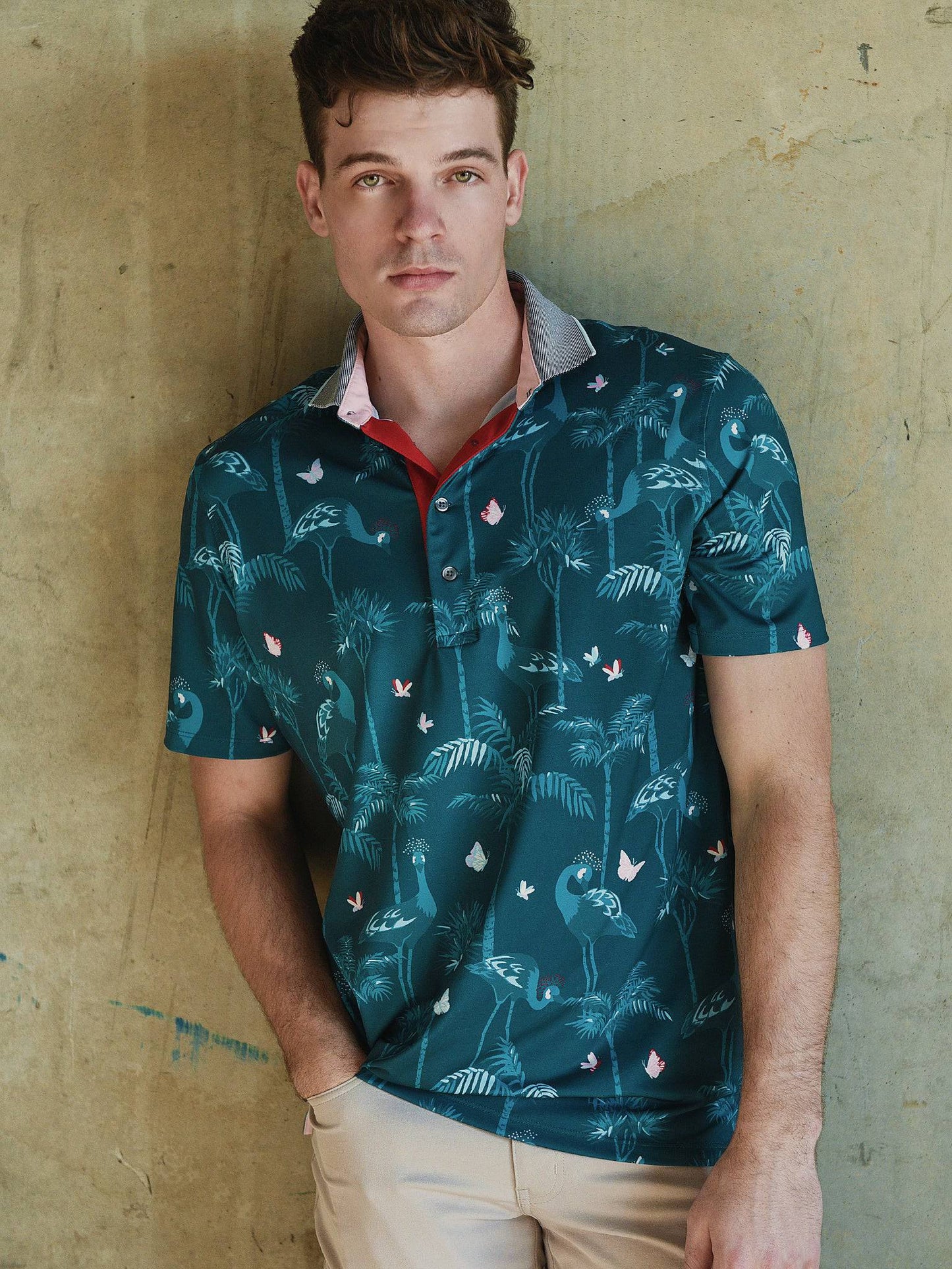 Greyson Men's Heron Dance Polo