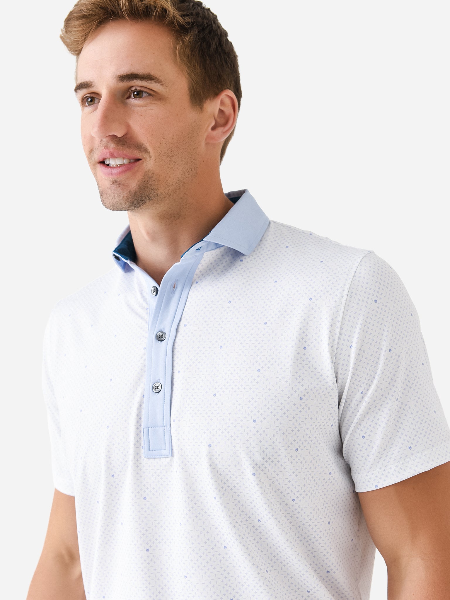 Greyson Men's Plus Or Minus Polo