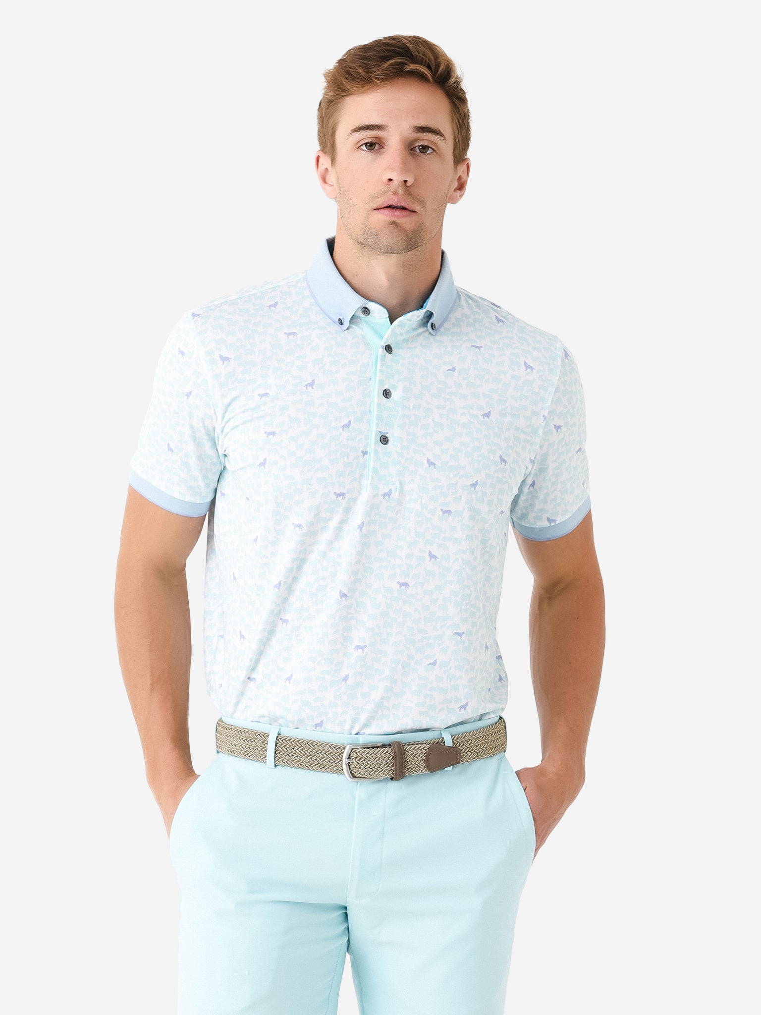 Greyson Men's Band Of Sheep Polo – saintbernard.com