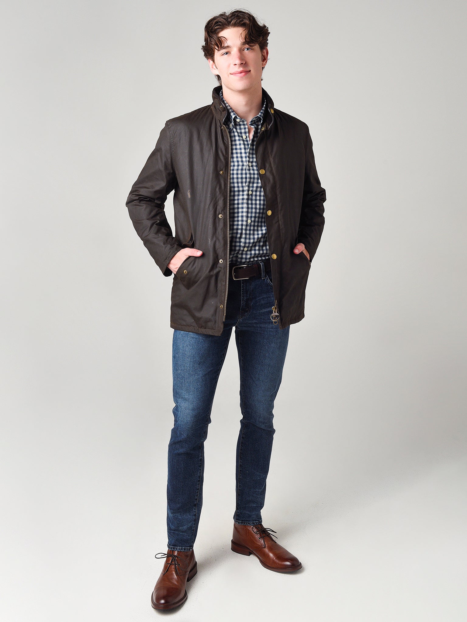 Men's barbour clearance prestbury wax jacket