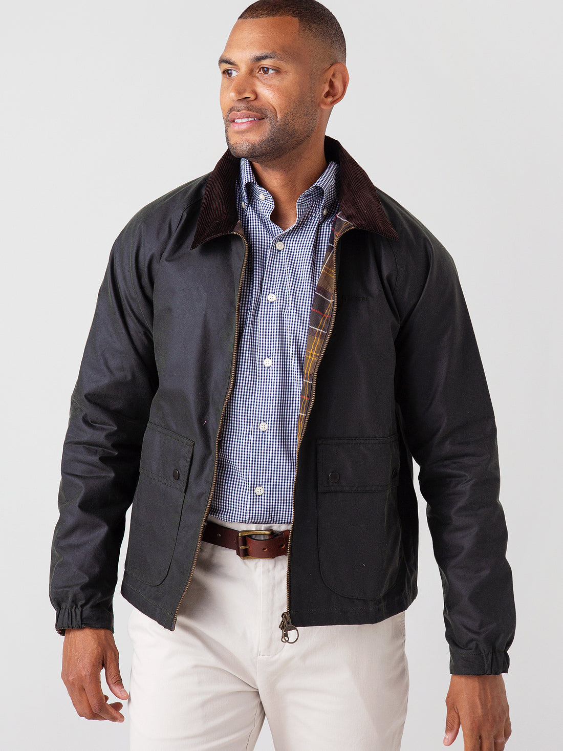 Barbour Men's Dom Wax Jacket – saintbernard.com