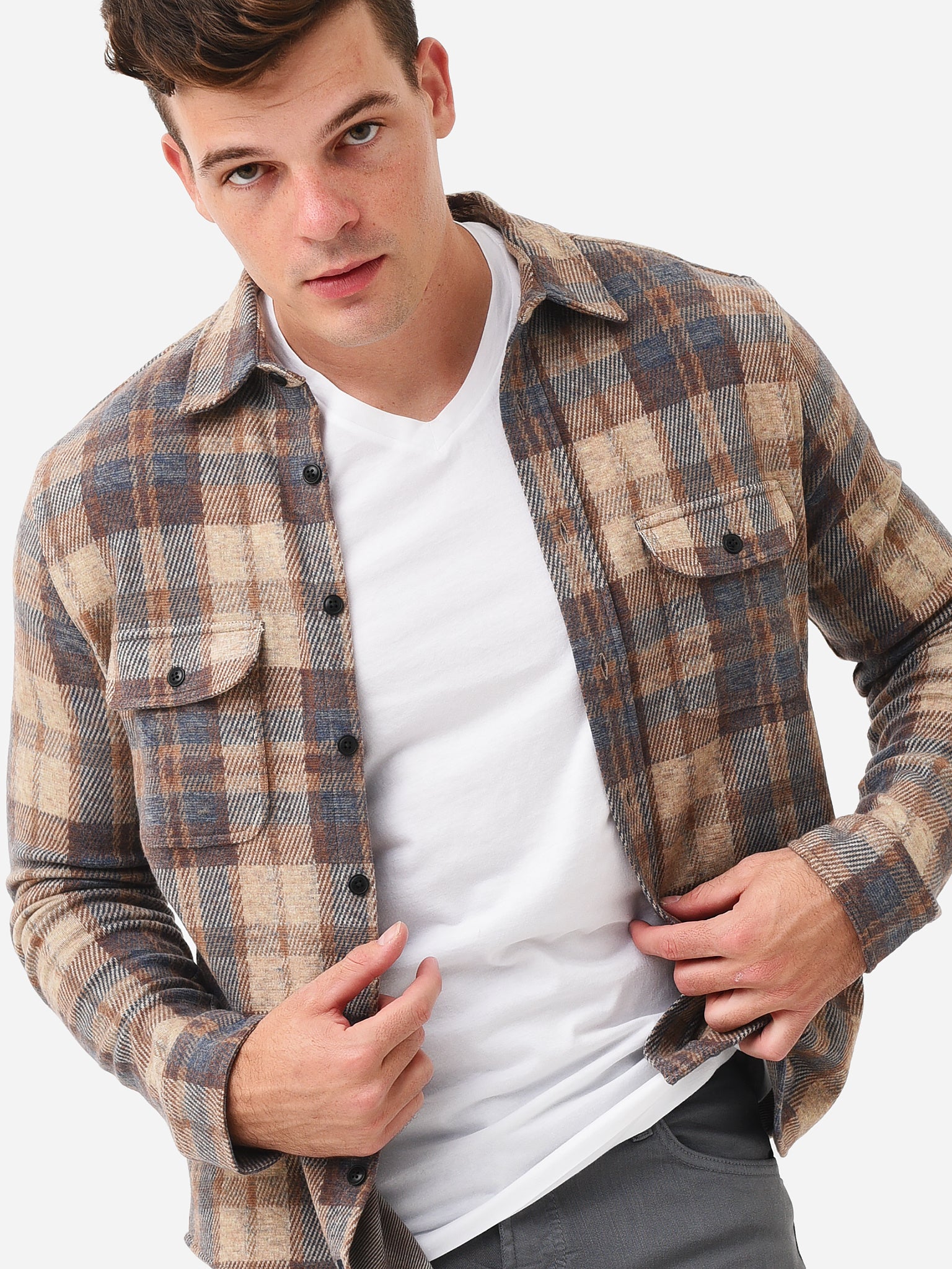 Faherty Brand Men's Legend Sweater Shirt | $178.00 | Saint Bernard