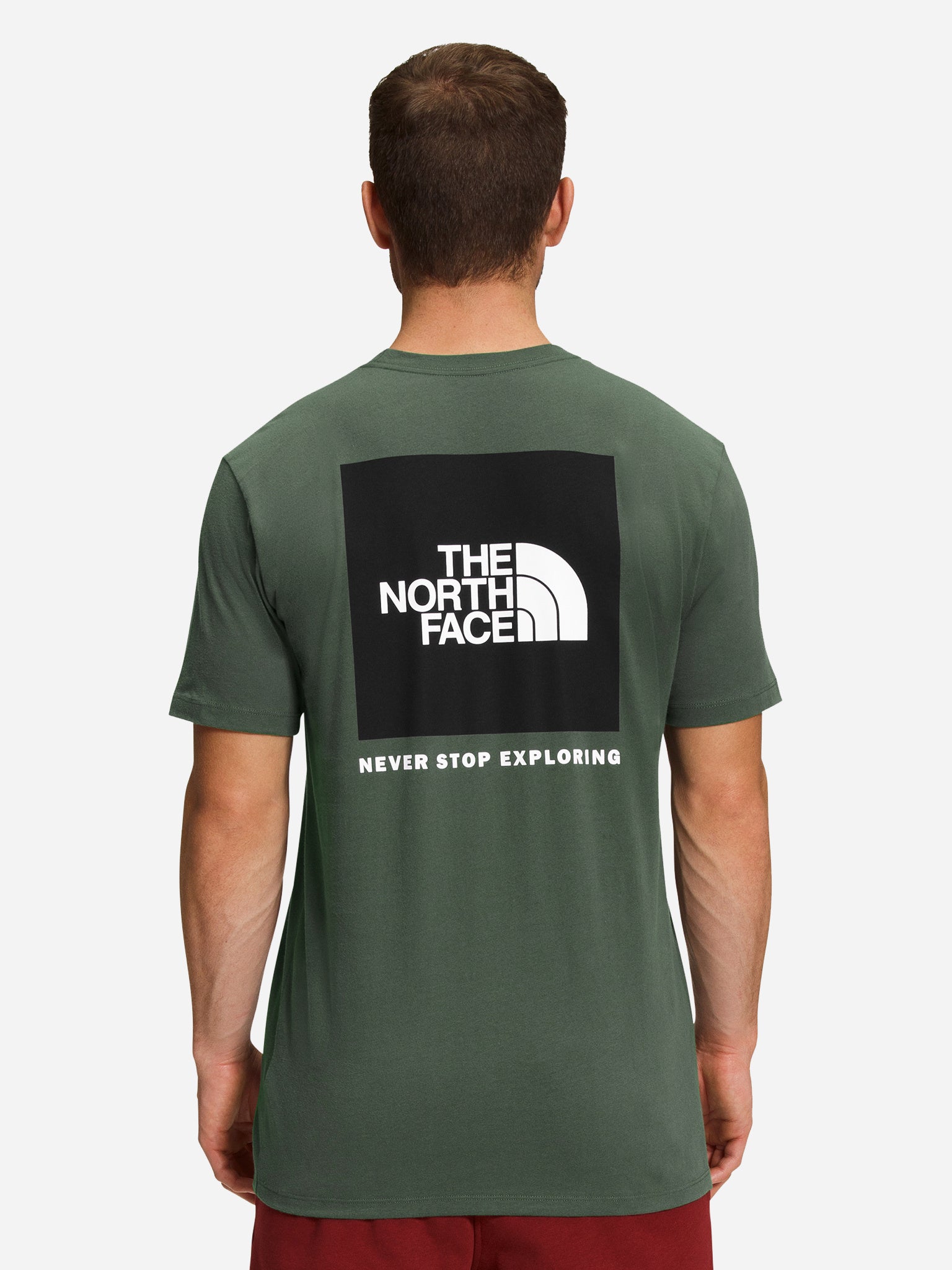 The north face rainbow sale box logo long sleeve tee