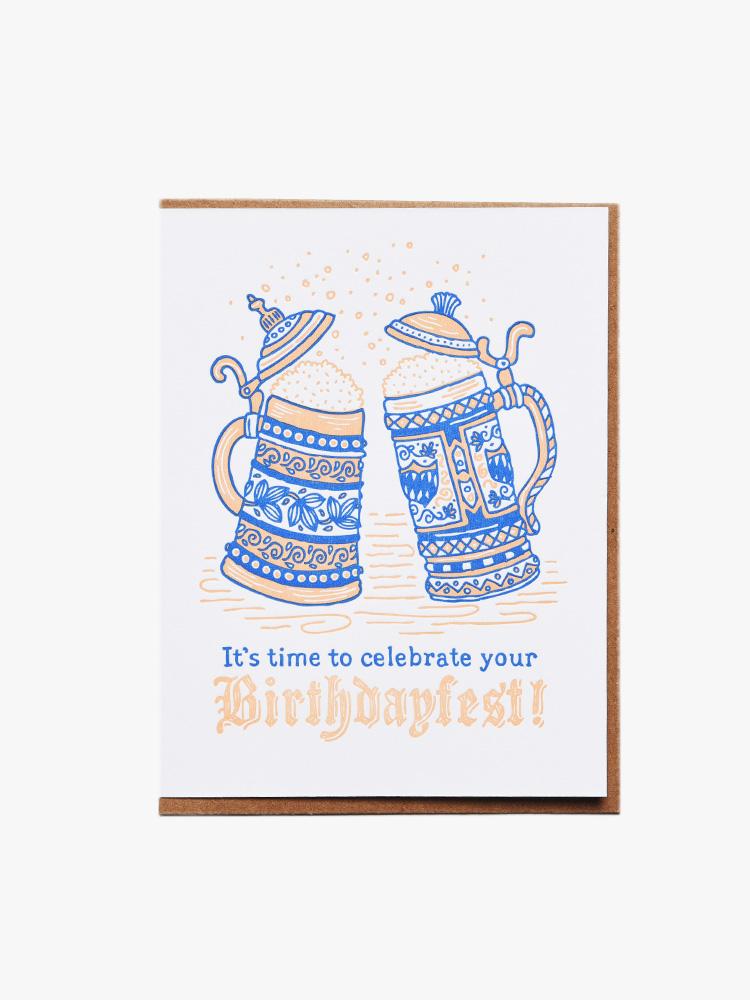 Noteworthy Birthdayfest Greeting Card