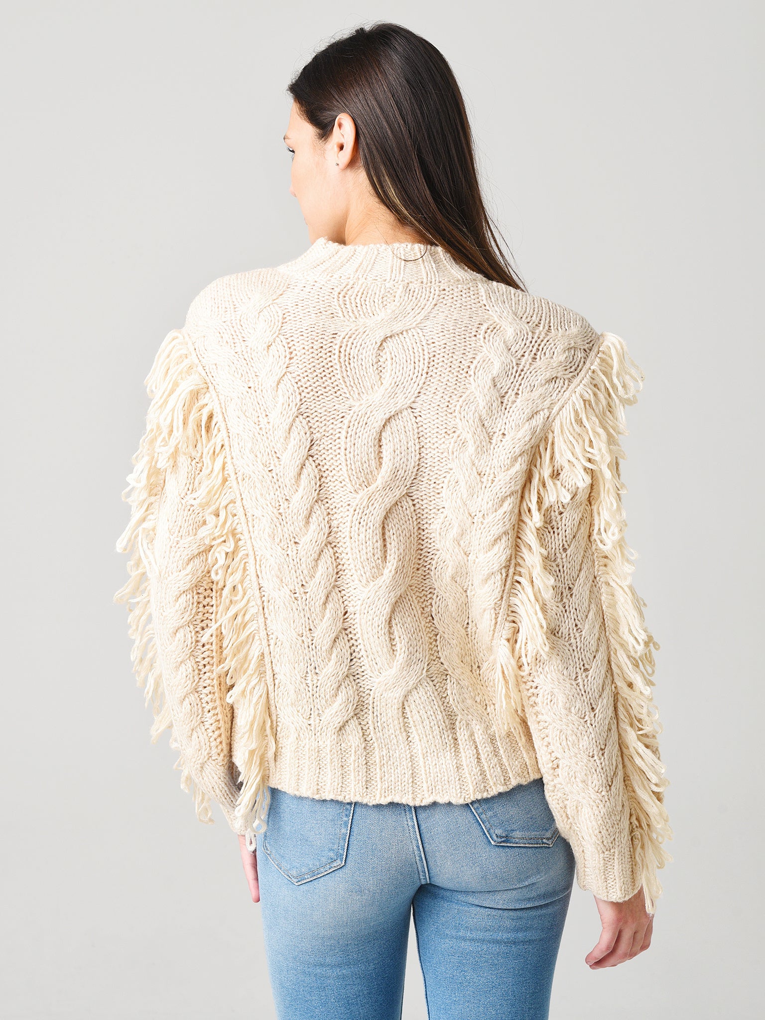 525 cable 2025 fringe pullover