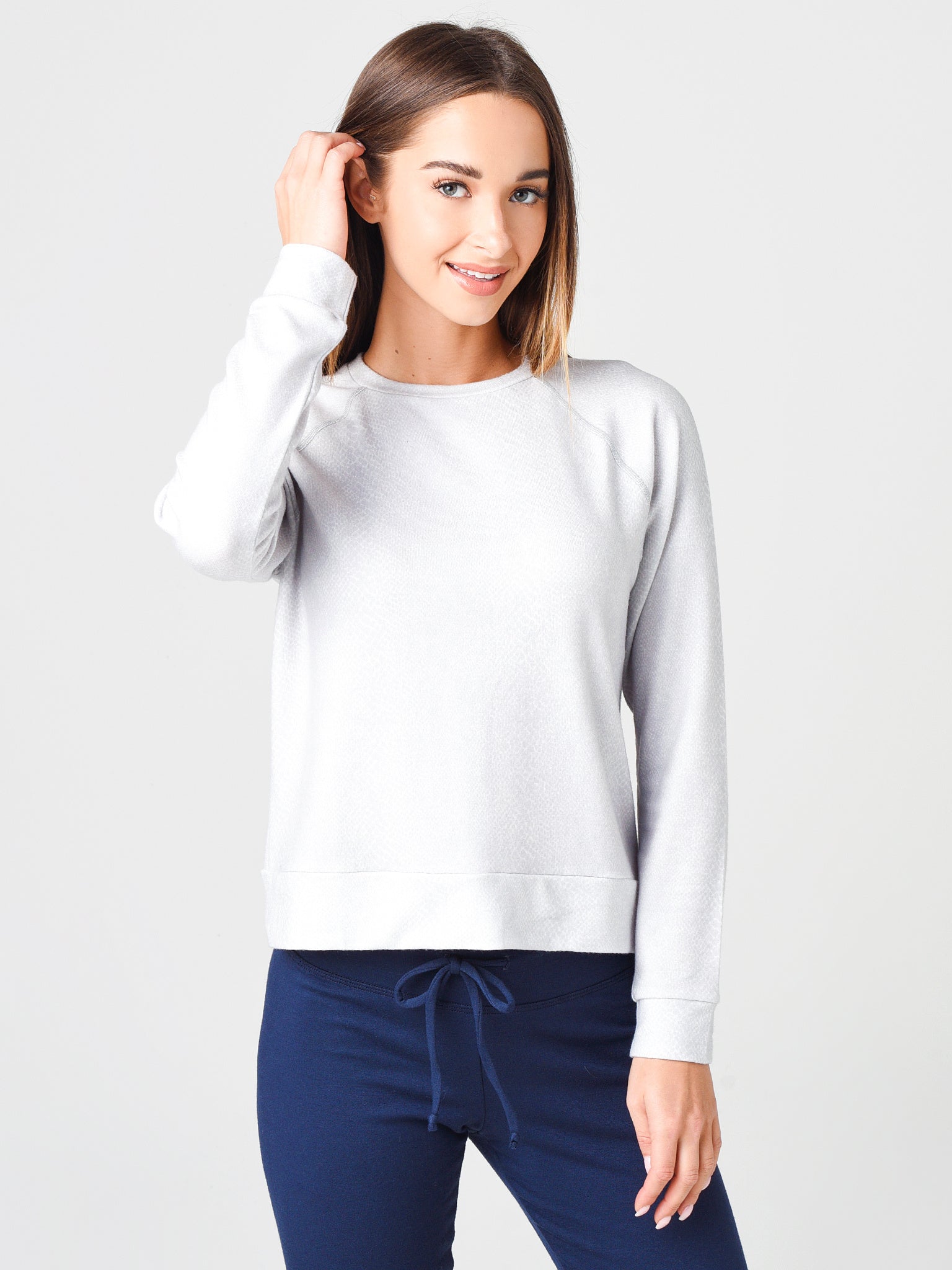 Beyond yoga raglan discount crew