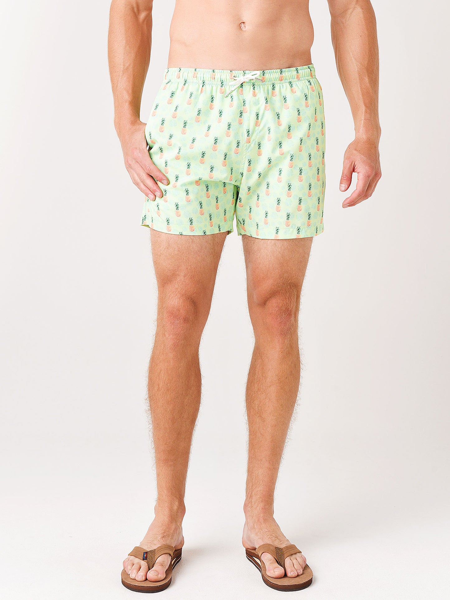 Bermies Men's Pineapple Vibes 2.0 Classics Swim Trunk