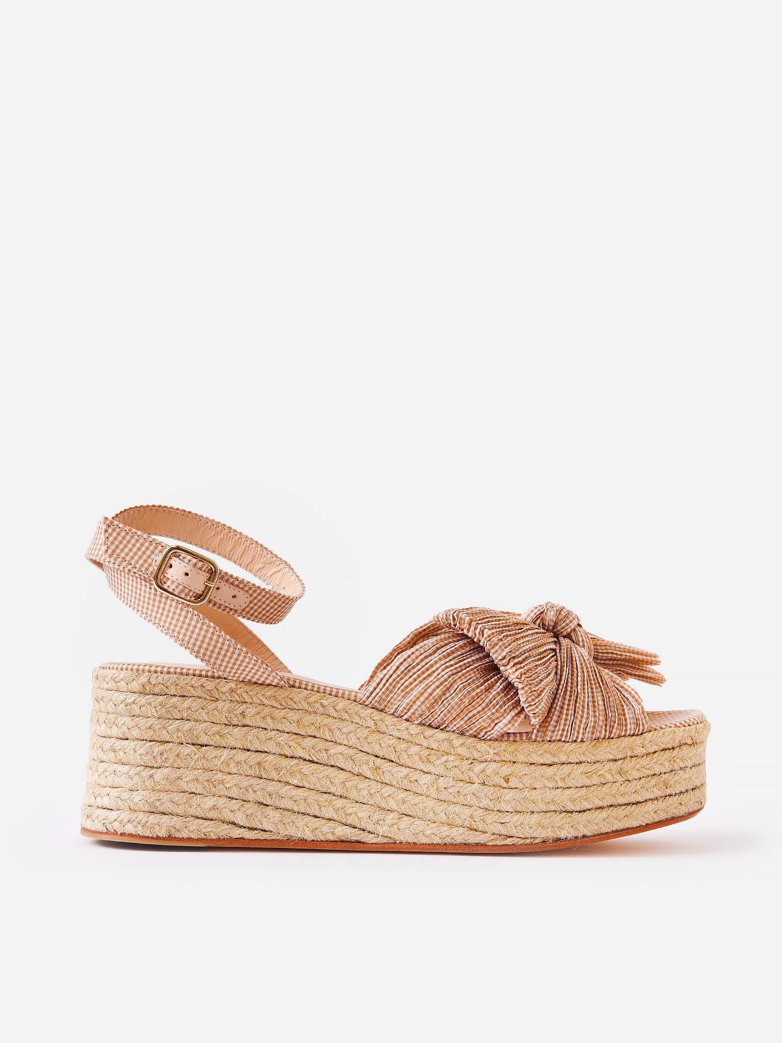 Loeffler Randall Women's Posey Pleated Platform Espadrille