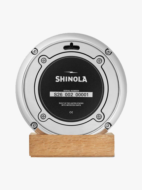 Shinola Clock Desk Runwell 6in Saint Bernard