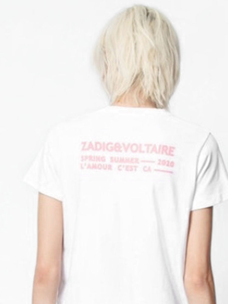 T shirt amour zadig best sale et voltaire