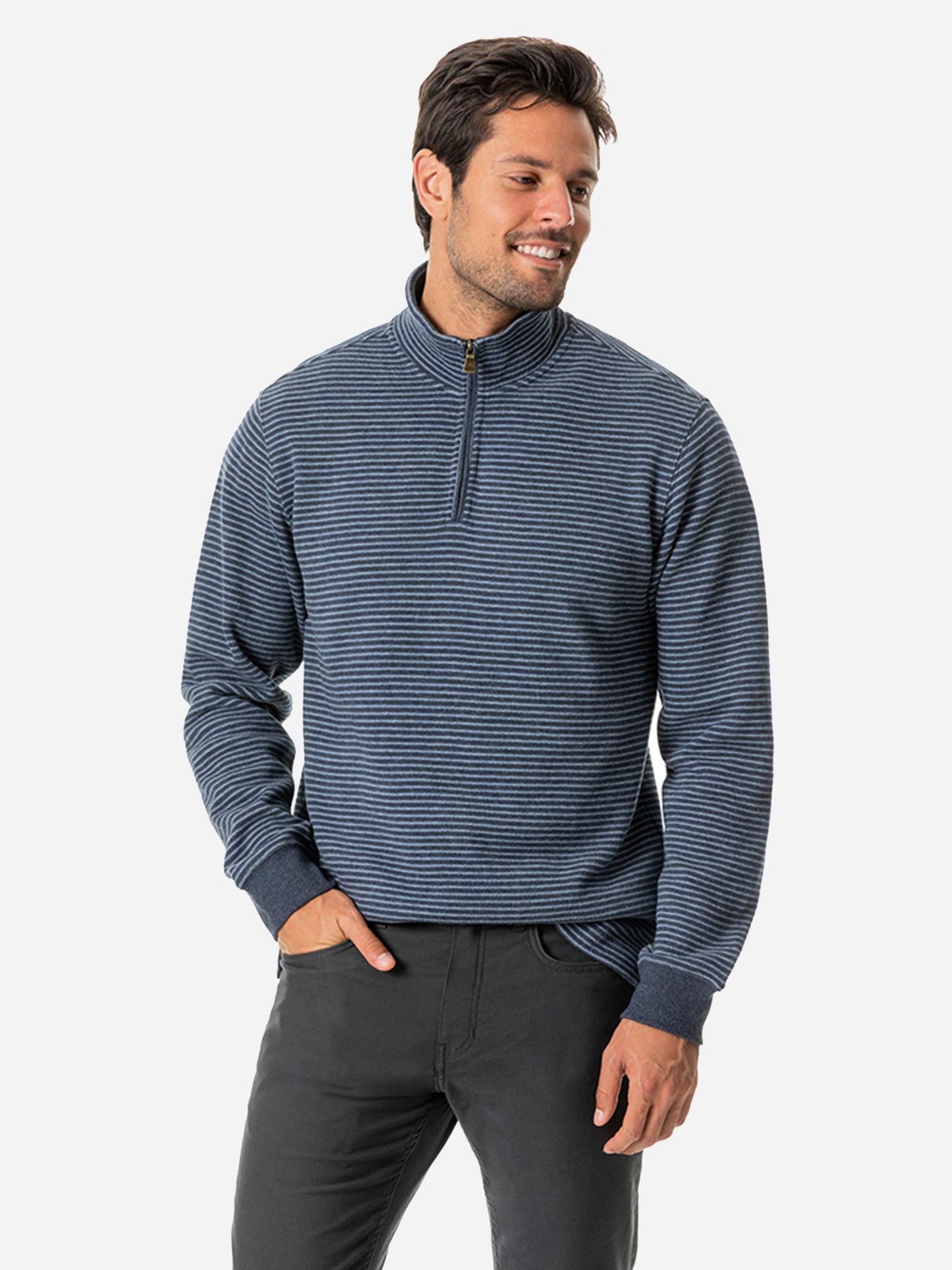 Rodd and Gunn Men's Riverlands Quarter-Zip Sweater