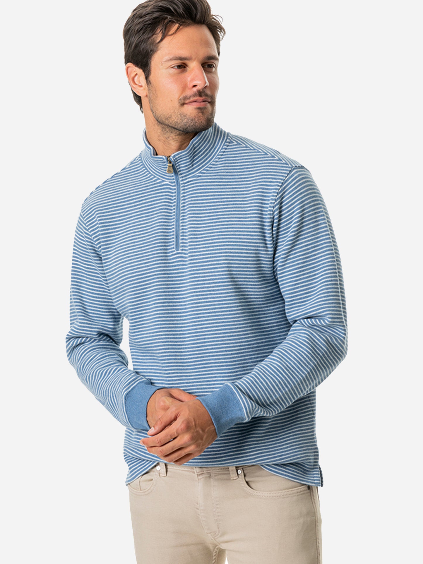 Rodd and Gunn Men's Riverlands Quarter-Zip Sweater