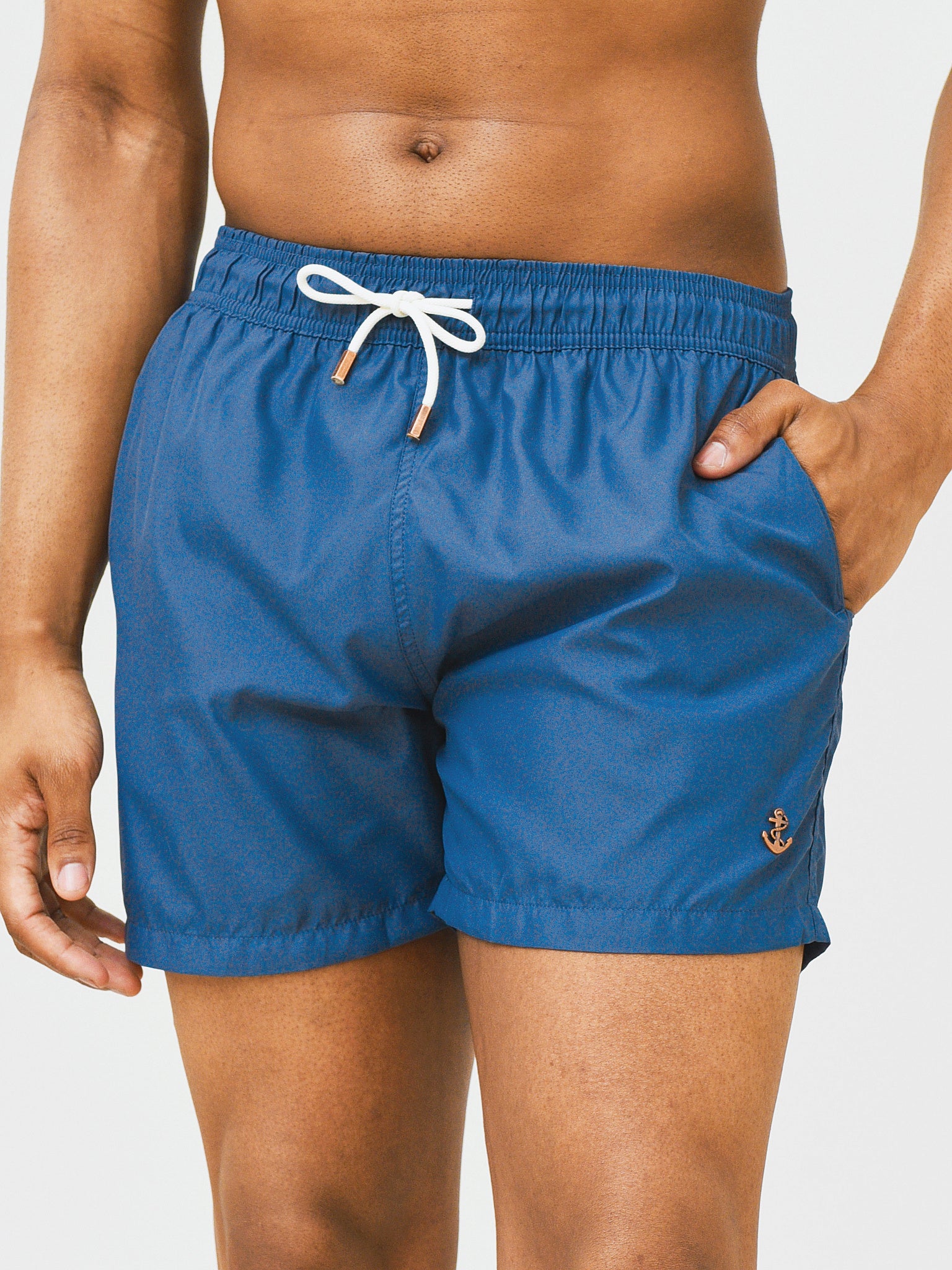 Retromarine Men's Whale Blue Swim Trunk – saintbernard.com