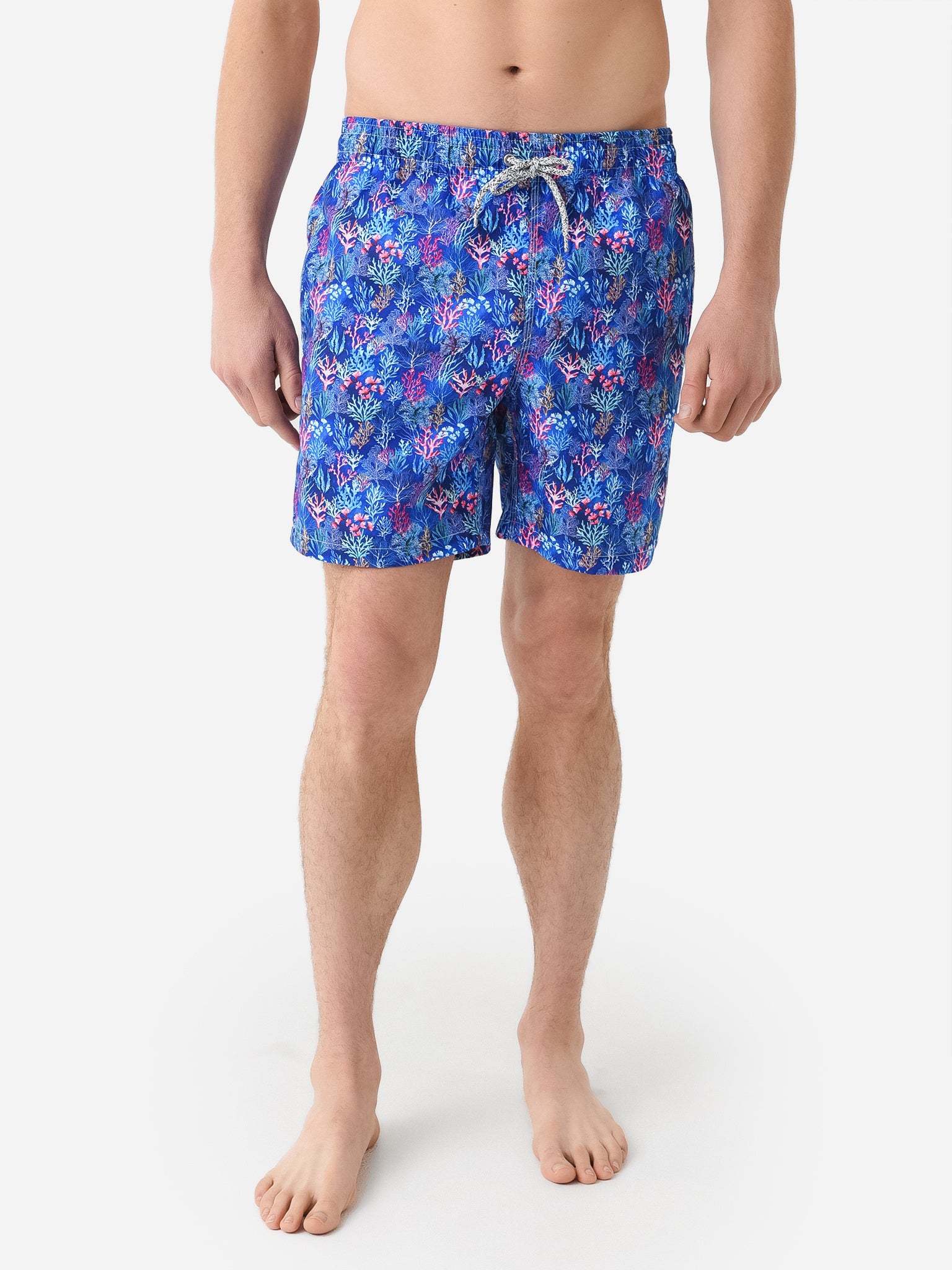 Michaels Swimwear Men's Coral Jungle Swim Trunk – saintbernard.com