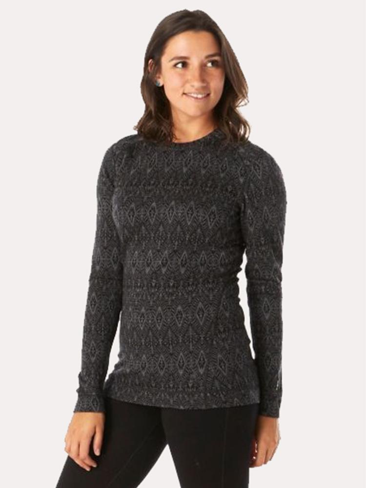 Women's merino 250 shop base layer pattern crew