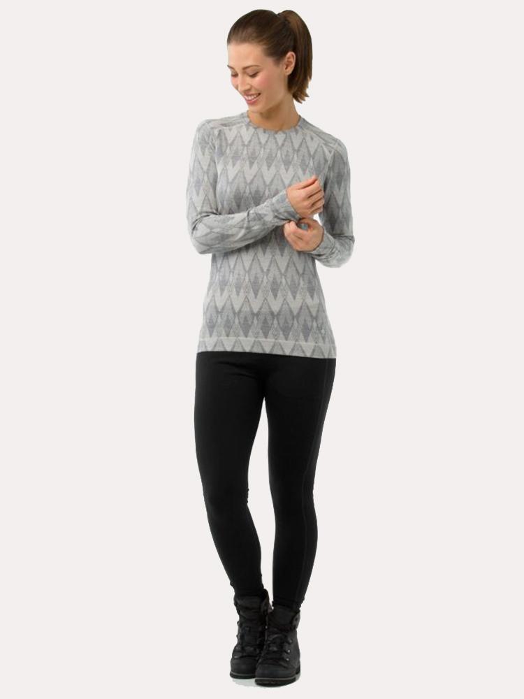 Women's merino 250 clearance base layer pattern crew