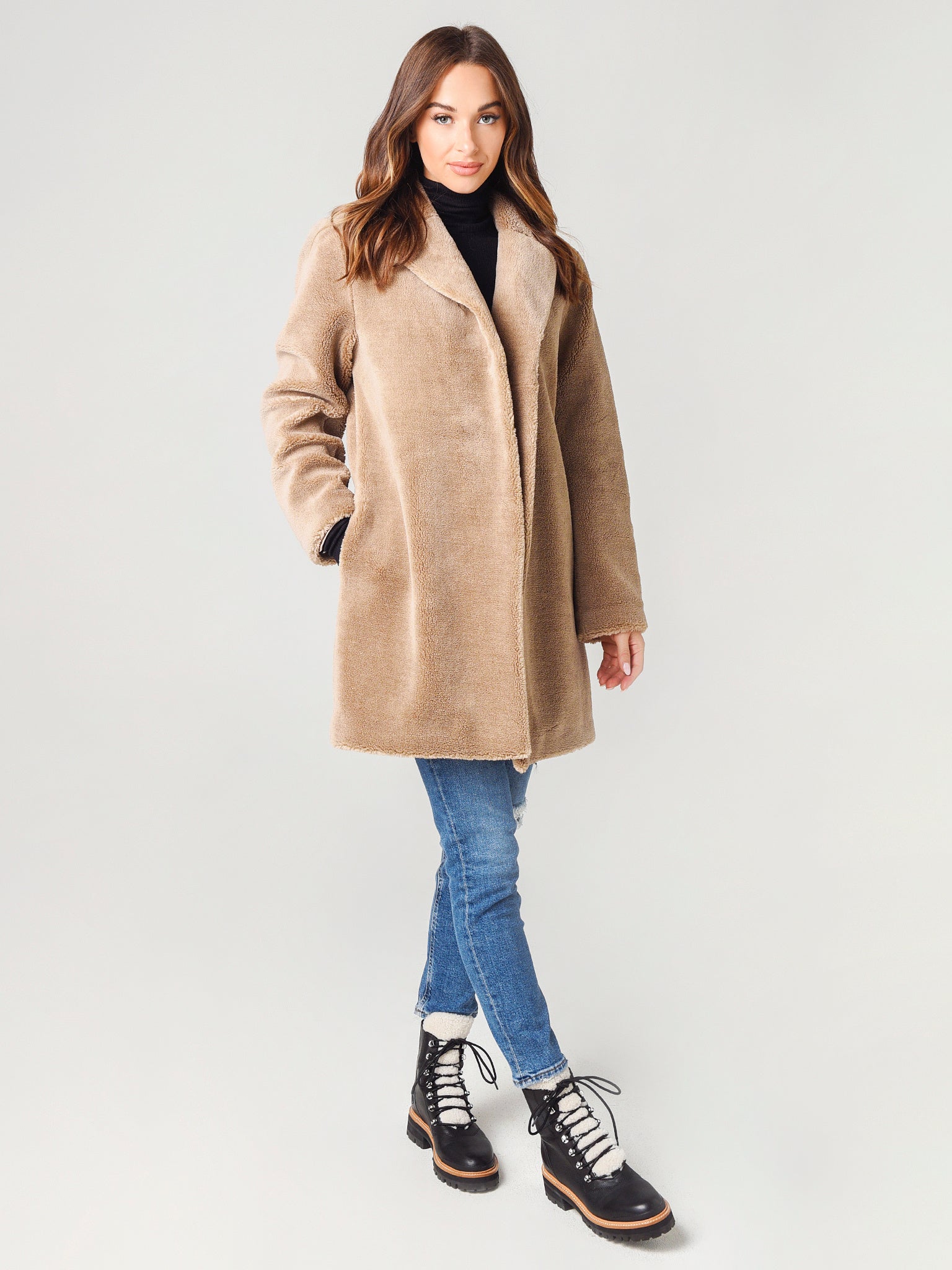 Trishelle sale sherpa coat