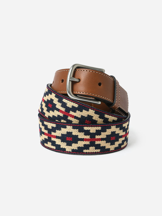 La Matera Men's Trucha Woven Belt