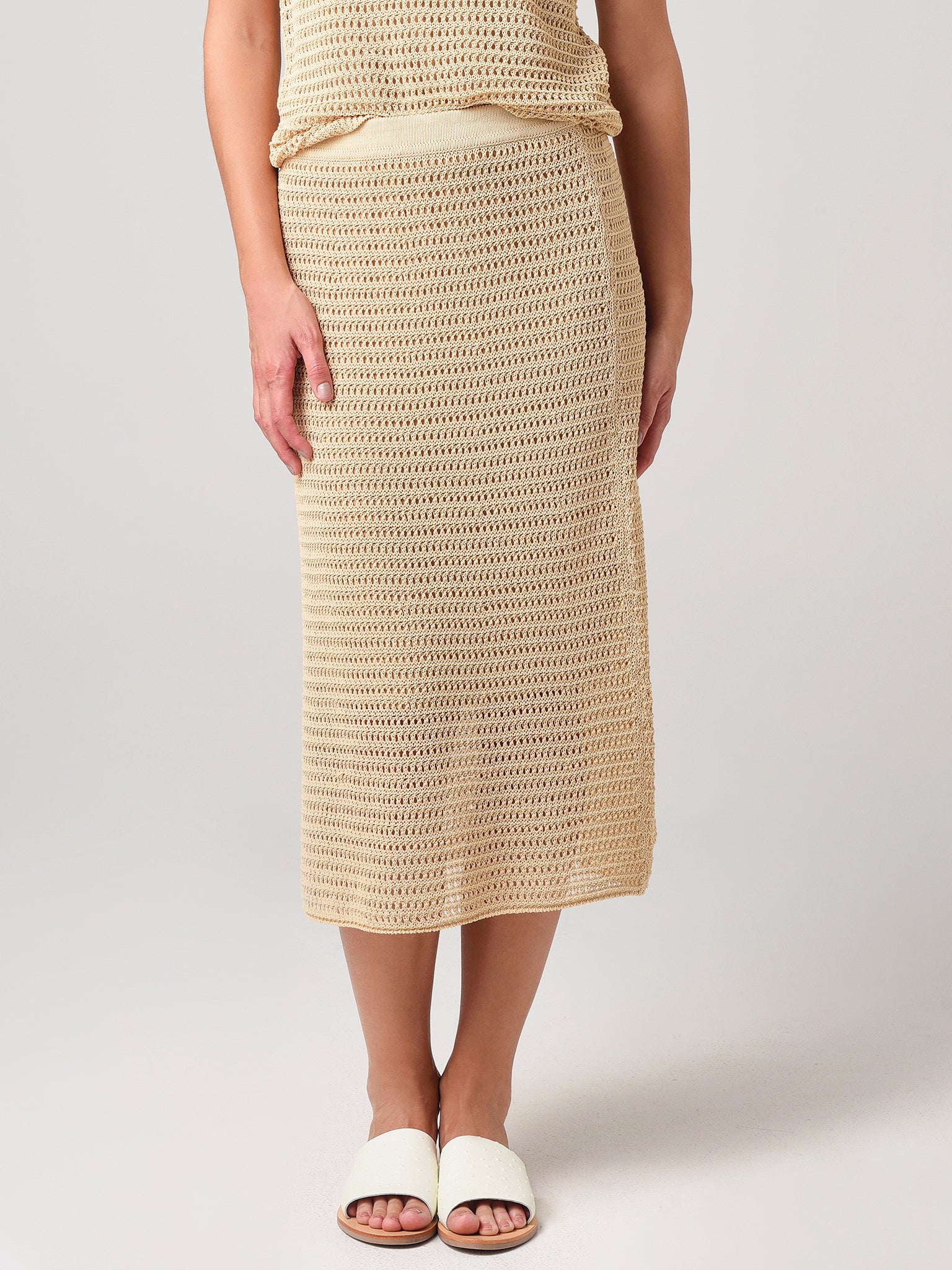 Vince crochet clearance skirt