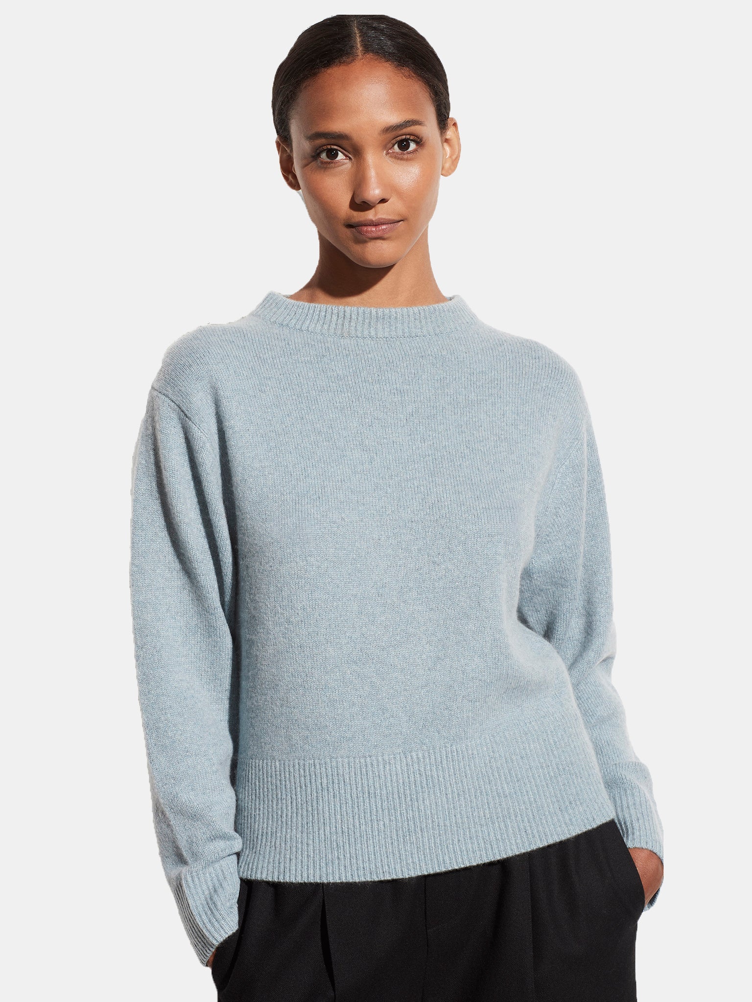 Mock Turtleneck Cashmere Sweater | indiamilletinitiative.org