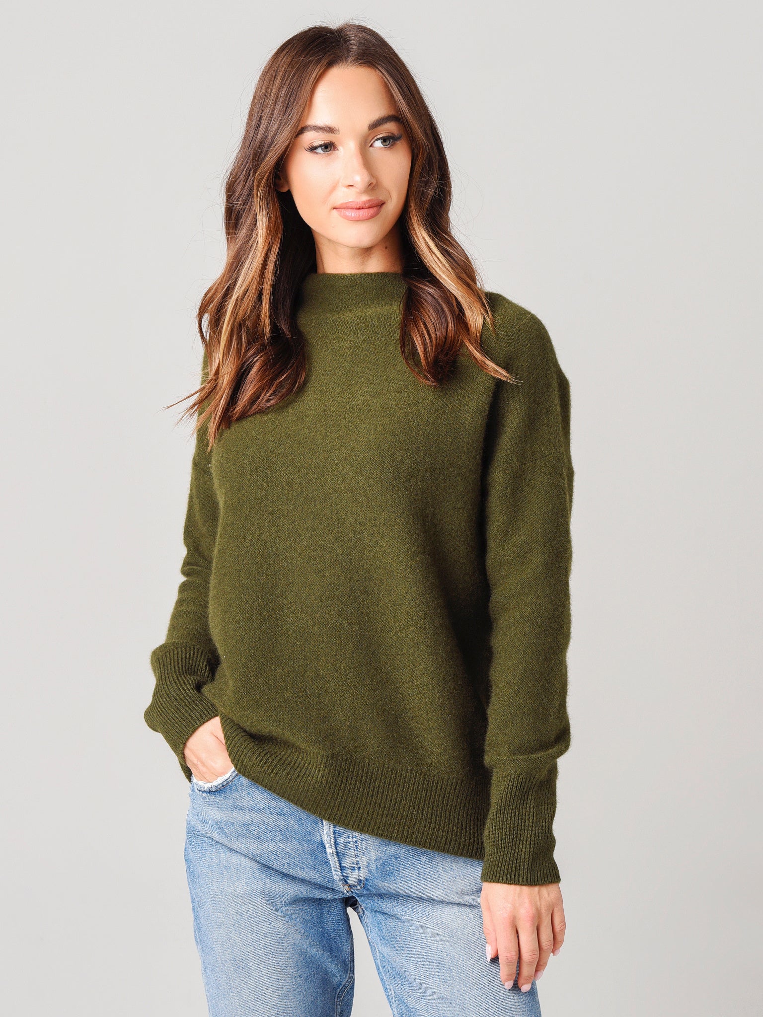 Vince open clearance neck pullover