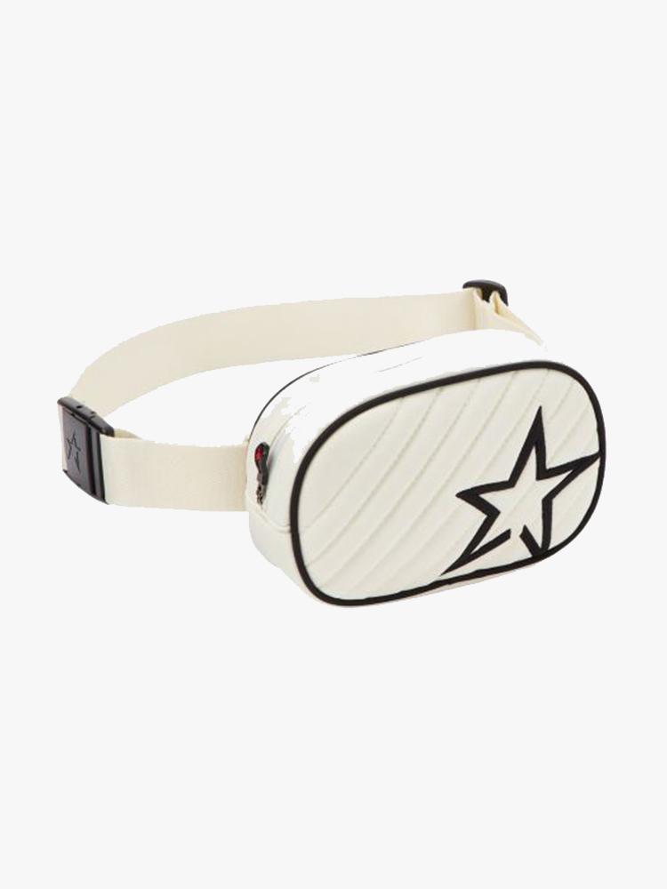 Perfect Moment Star Embossed Belt Bag in White